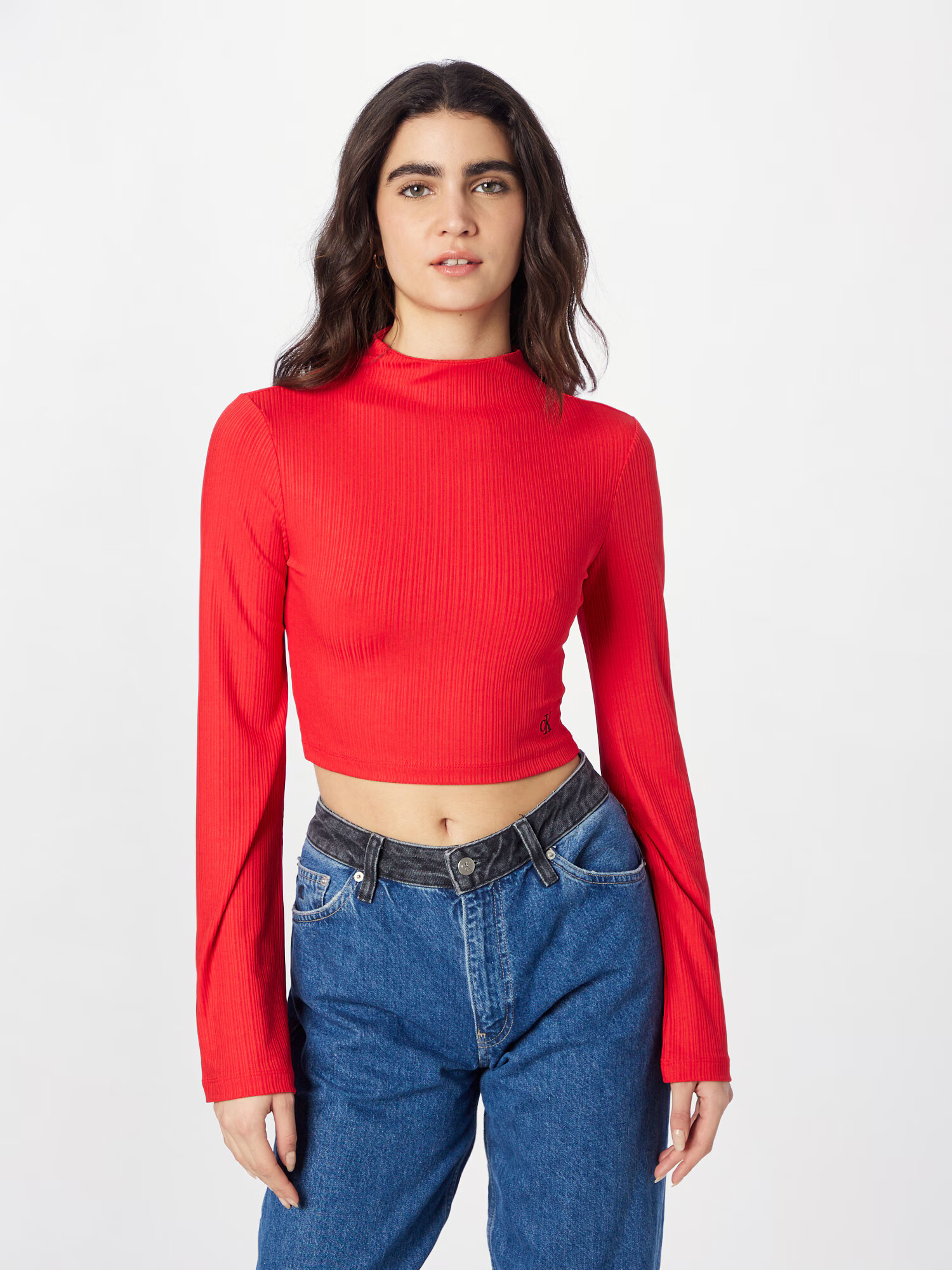 Calvin Klein Jeans Tricou roșu - Pled.ro