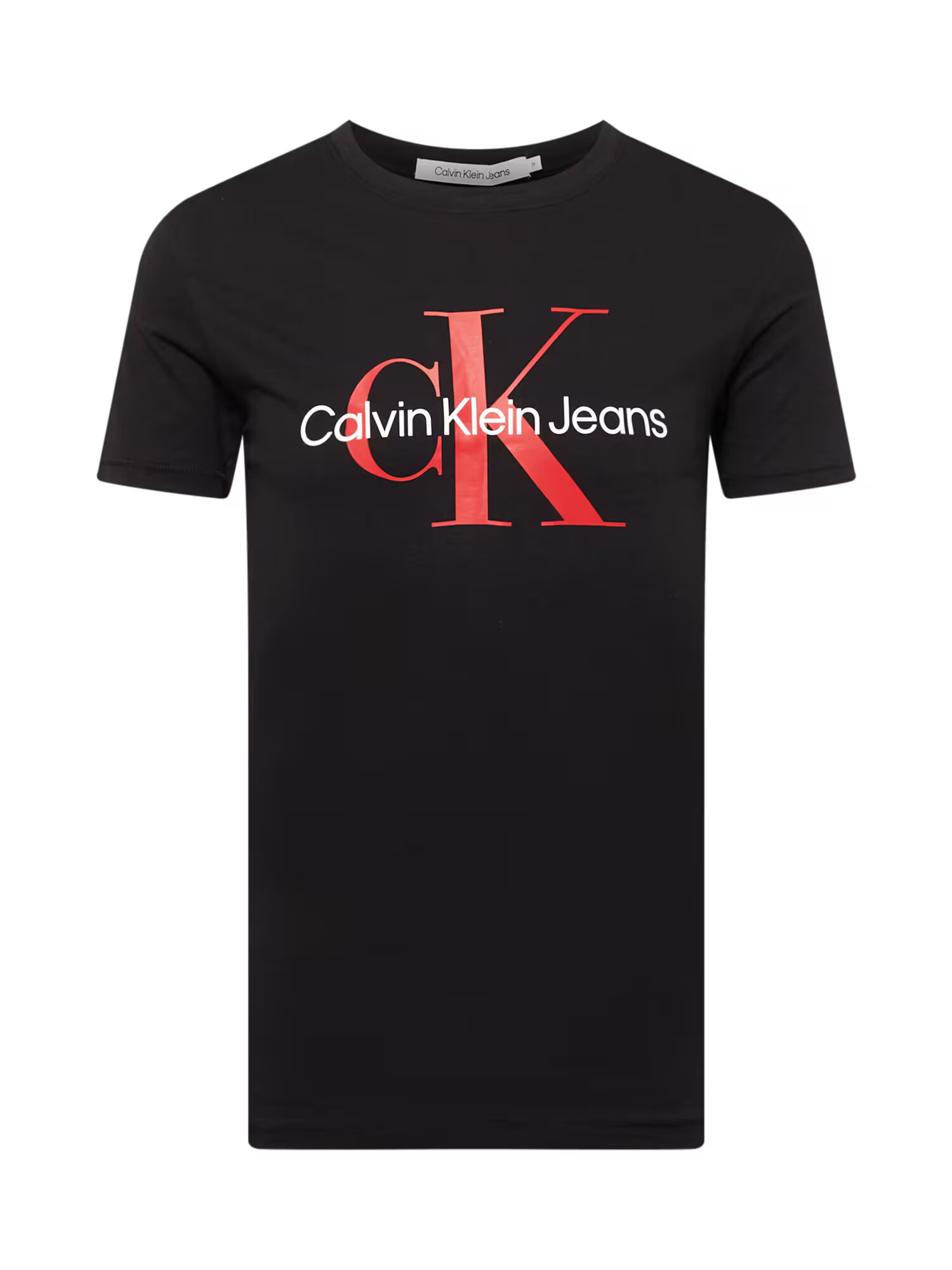 Calvin Klein Jeans Tricou roșu / negru / alb - Pled.ro