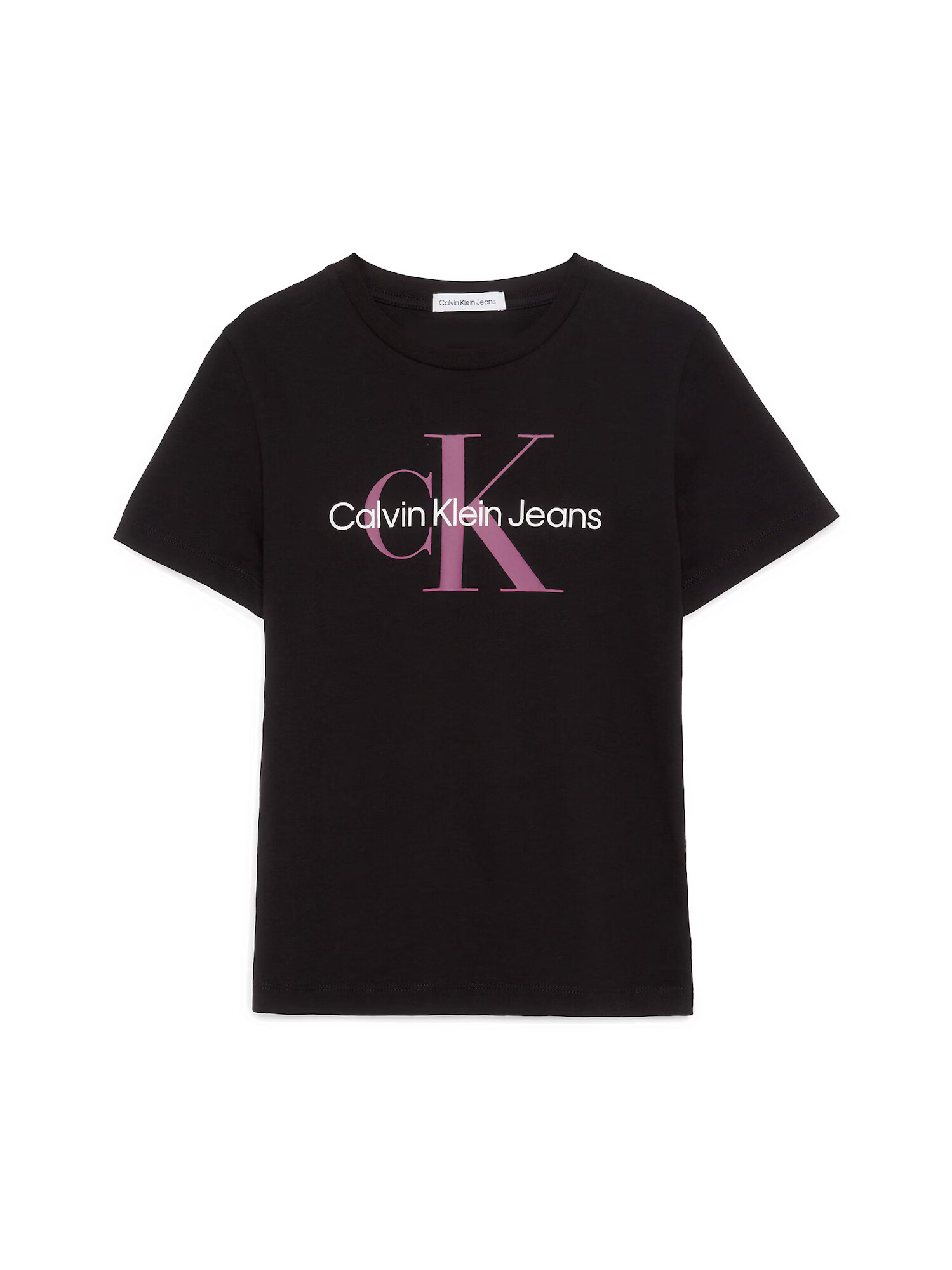 Calvin Klein Jeans Tricou roz eozină / negru / alb - Pled.ro