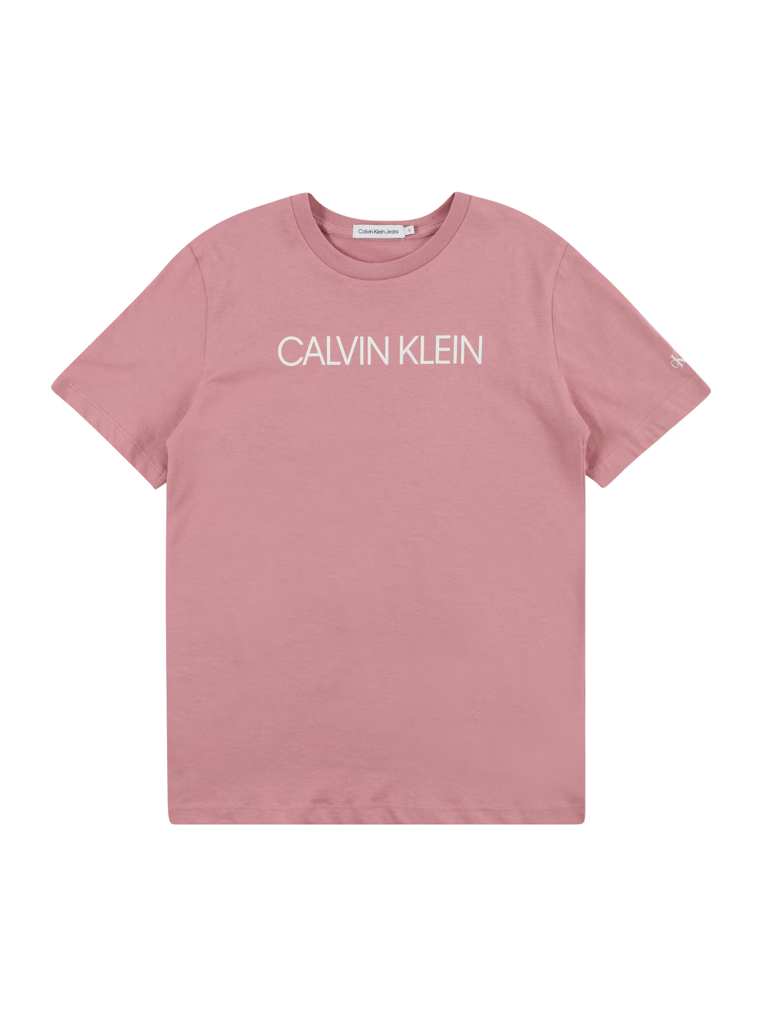 Calvin Klein Jeans Tricou roz pal / alb - Pled.ro