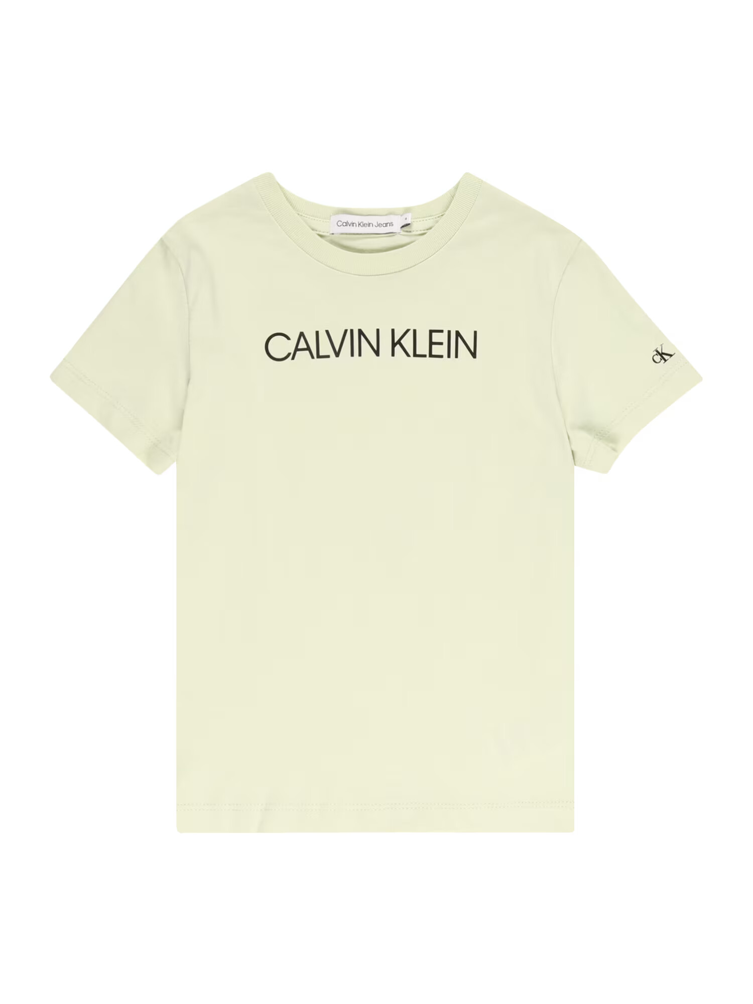 Calvin Klein Jeans Tricou verde pastel / negru - Pled.ro