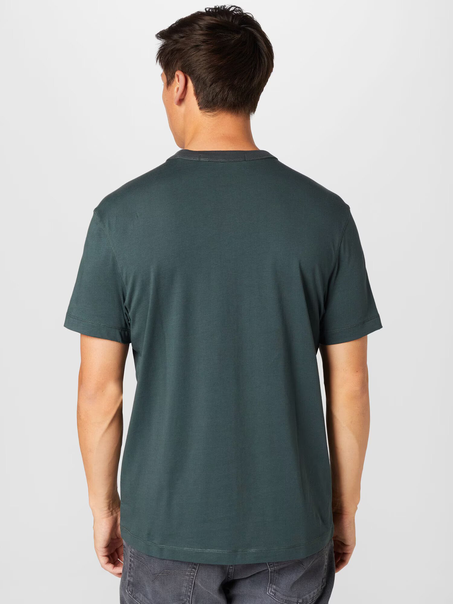 Calvin Klein Jeans Tricou verde pin / alb - Pled.ro