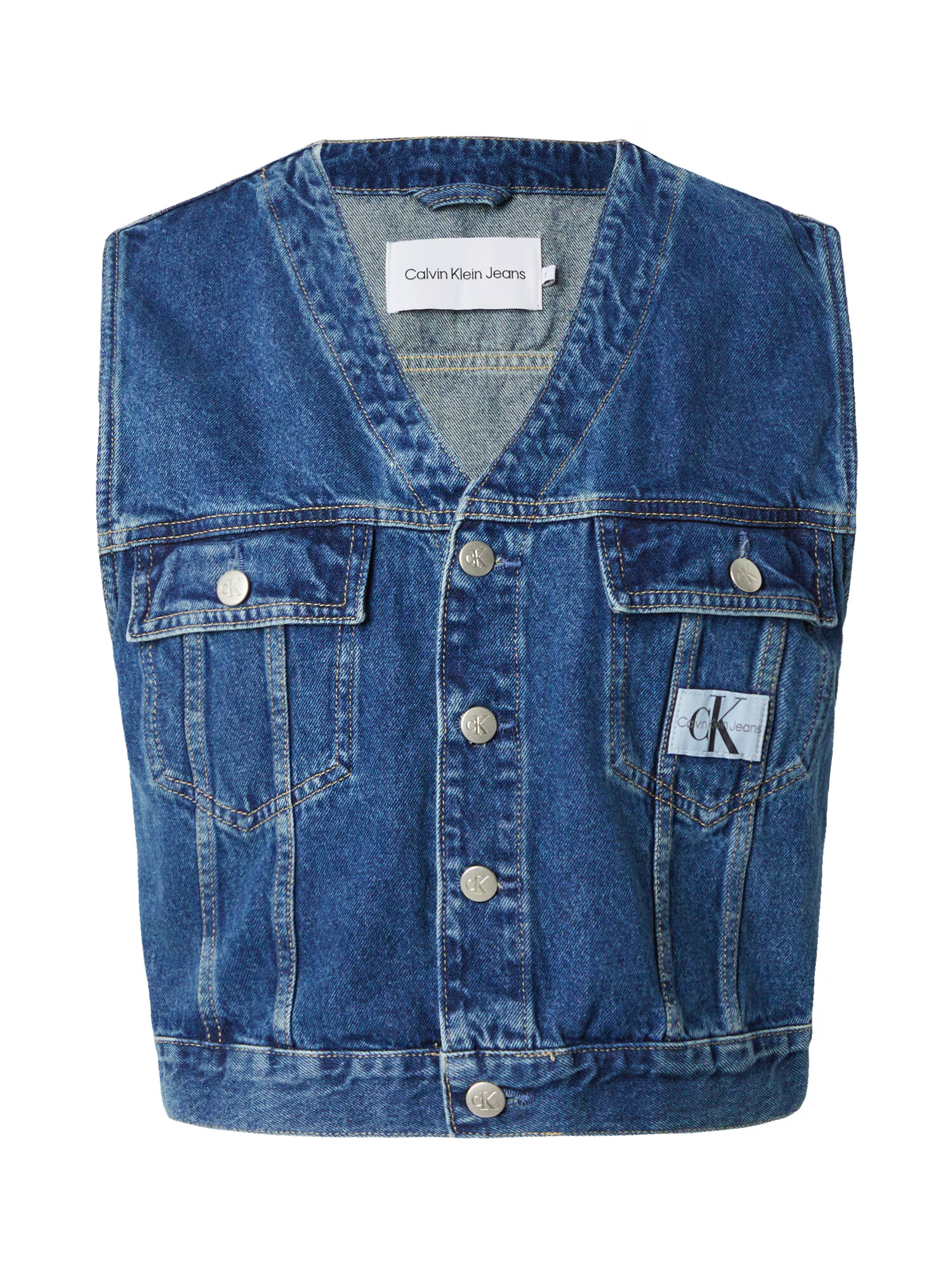 Calvin Klein Jeans Vestă albastru denim - Pled.ro