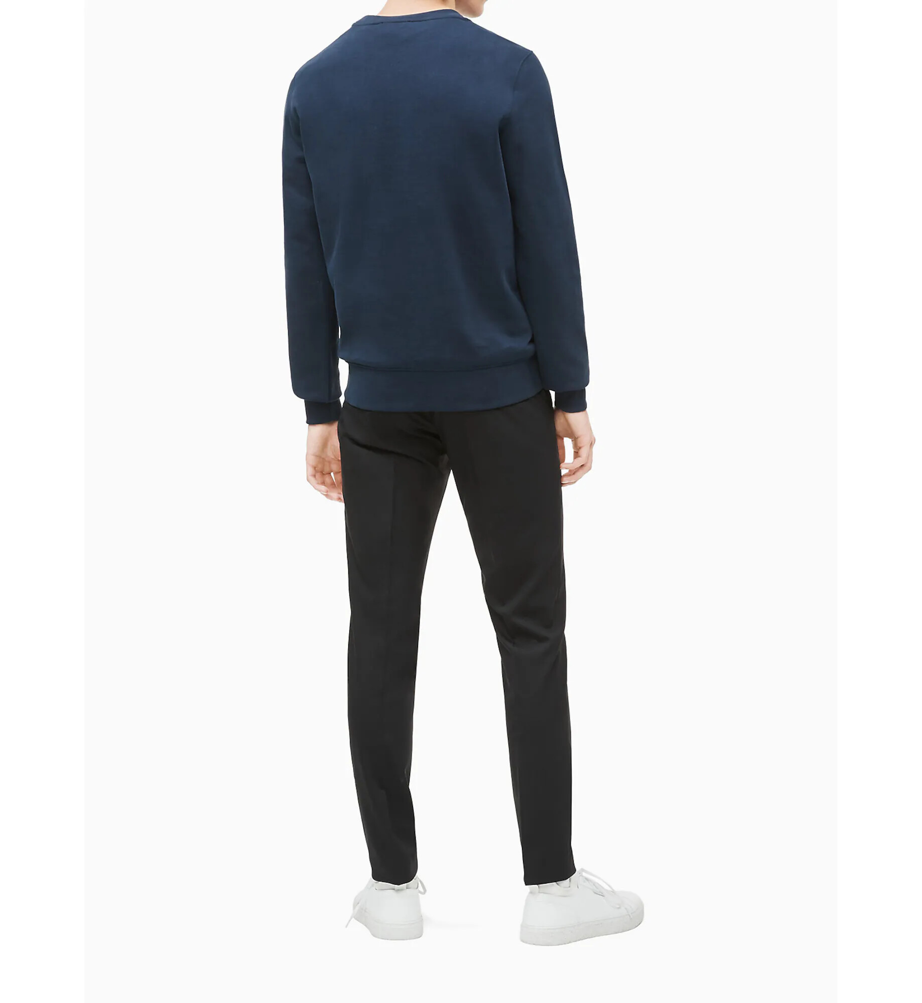 Calvin Klein Pantaloni cu dungă negru - Pled.ro