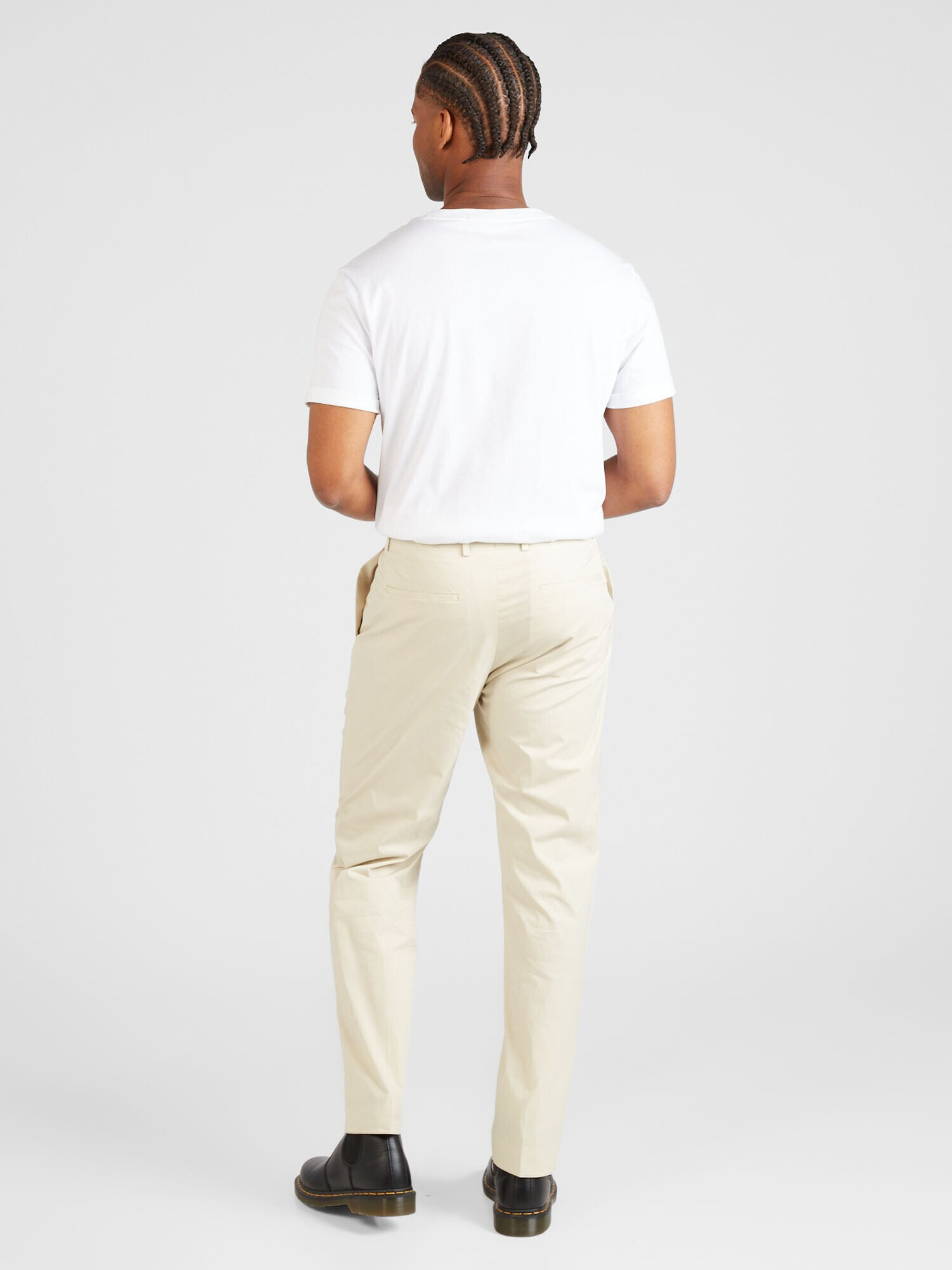 Calvin Klein Pantaloni eleganți crem - Pled.ro