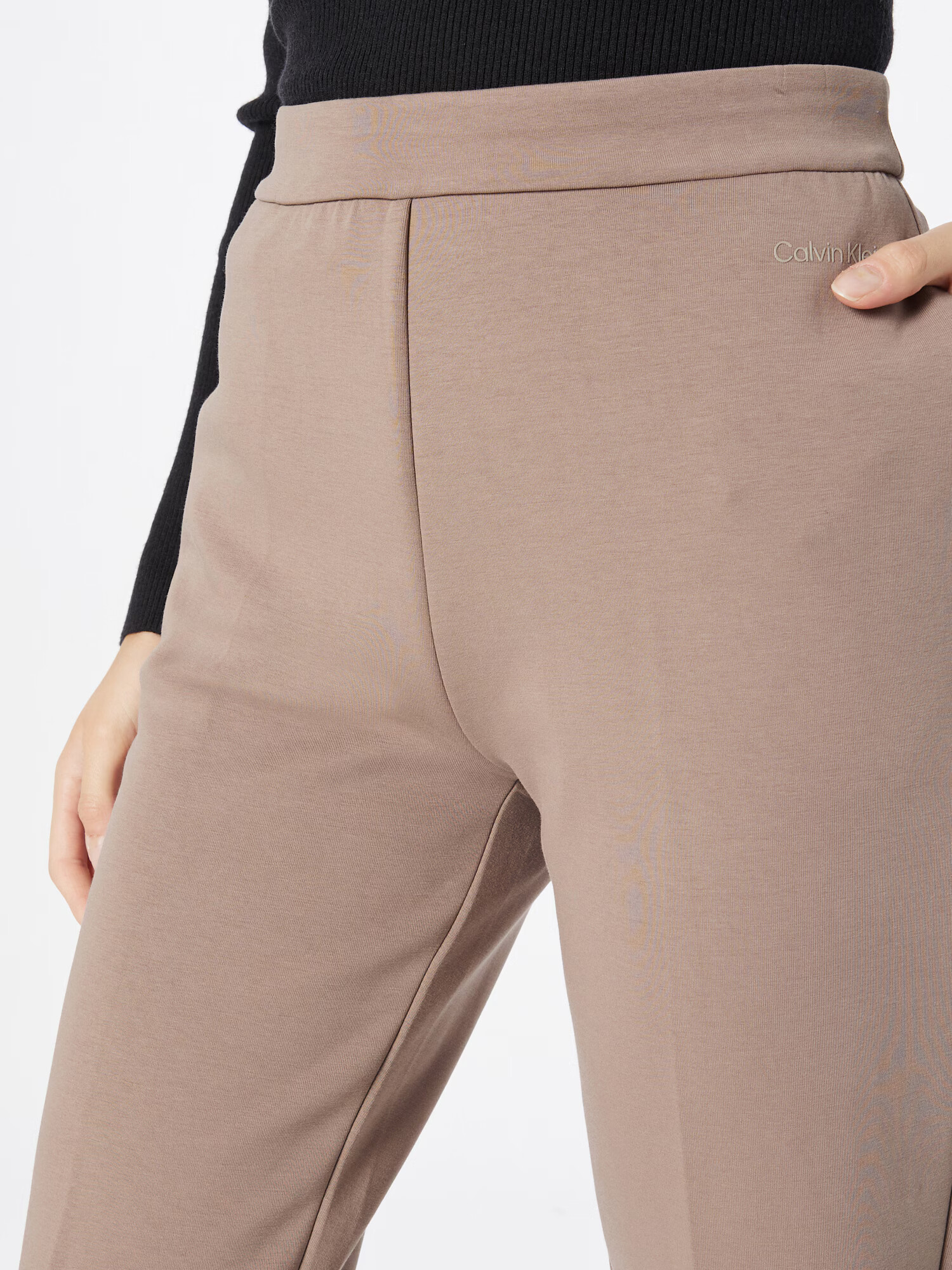 Calvin Klein Pantaloni gri taupe - Pled.ro