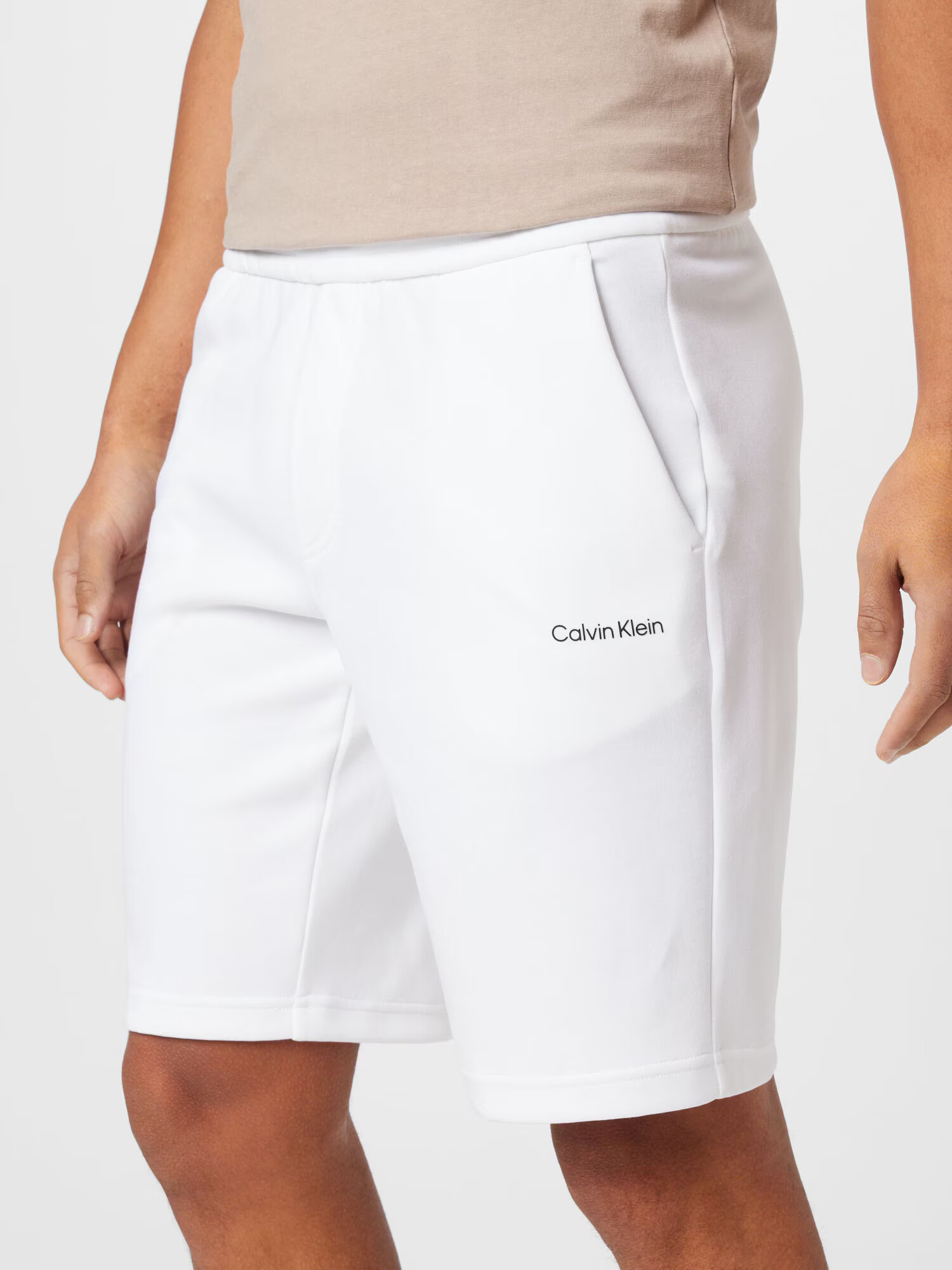 Calvin Klein Pantaloni negru / alb - Pled.ro