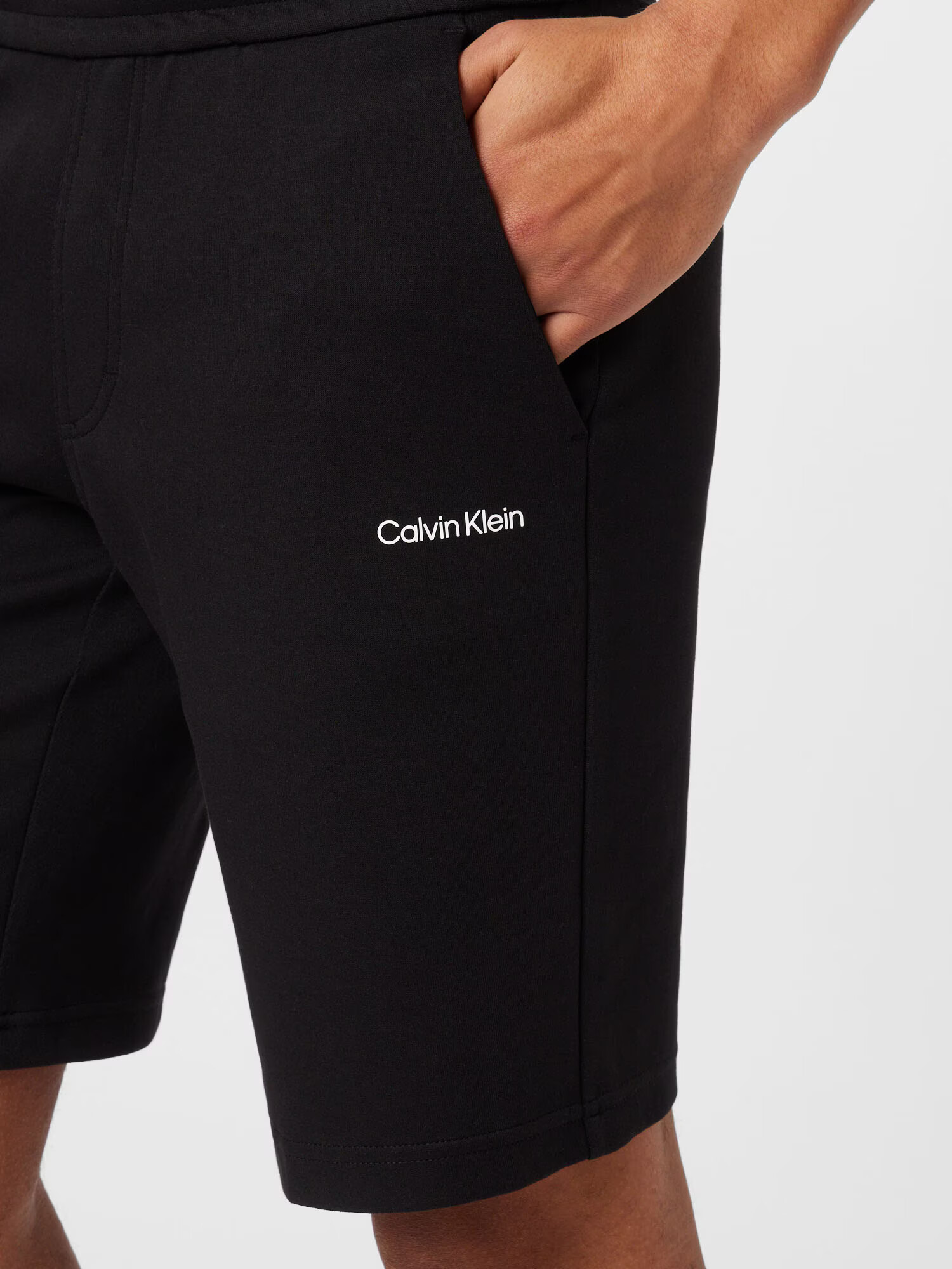 Calvin Klein Pantaloni negru / alb - Pled.ro