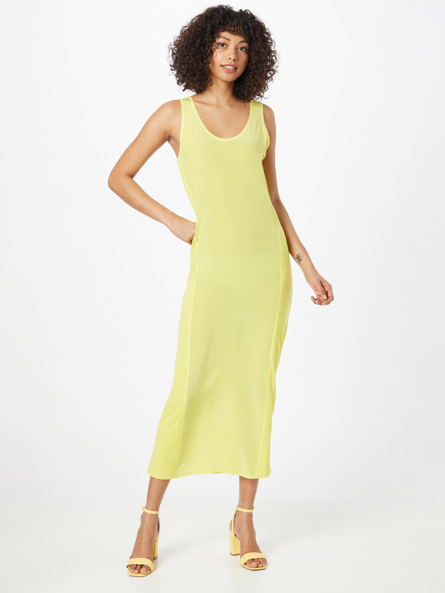 Calvin Klein Rochie galben - Pled.ro