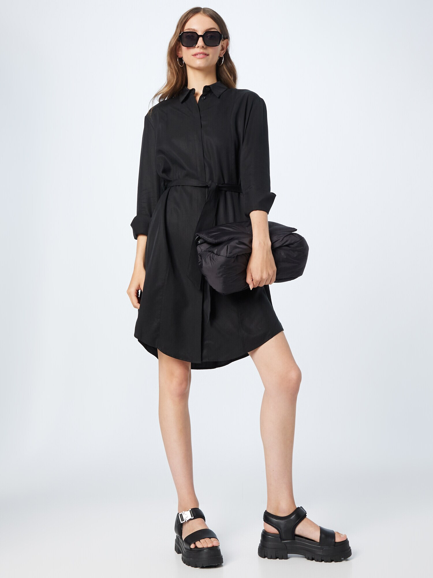 Calvin Klein Rochie tip bluză negru - Pled.ro