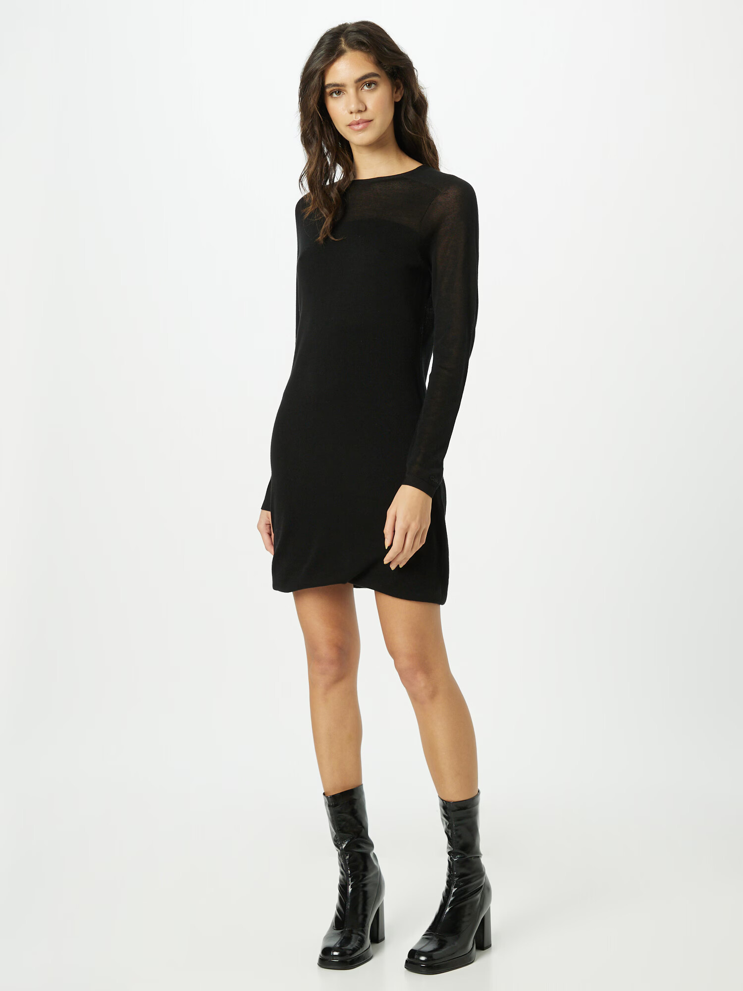 Calvin Klein Rochie tricotat negru - Pled.ro