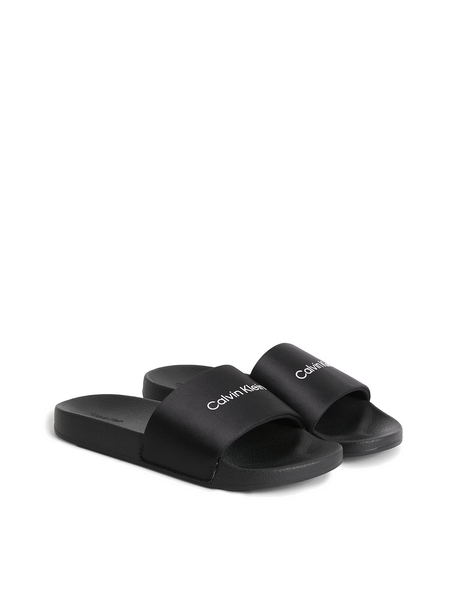 Calvin Klein Saboți negru / alb - Pled.ro