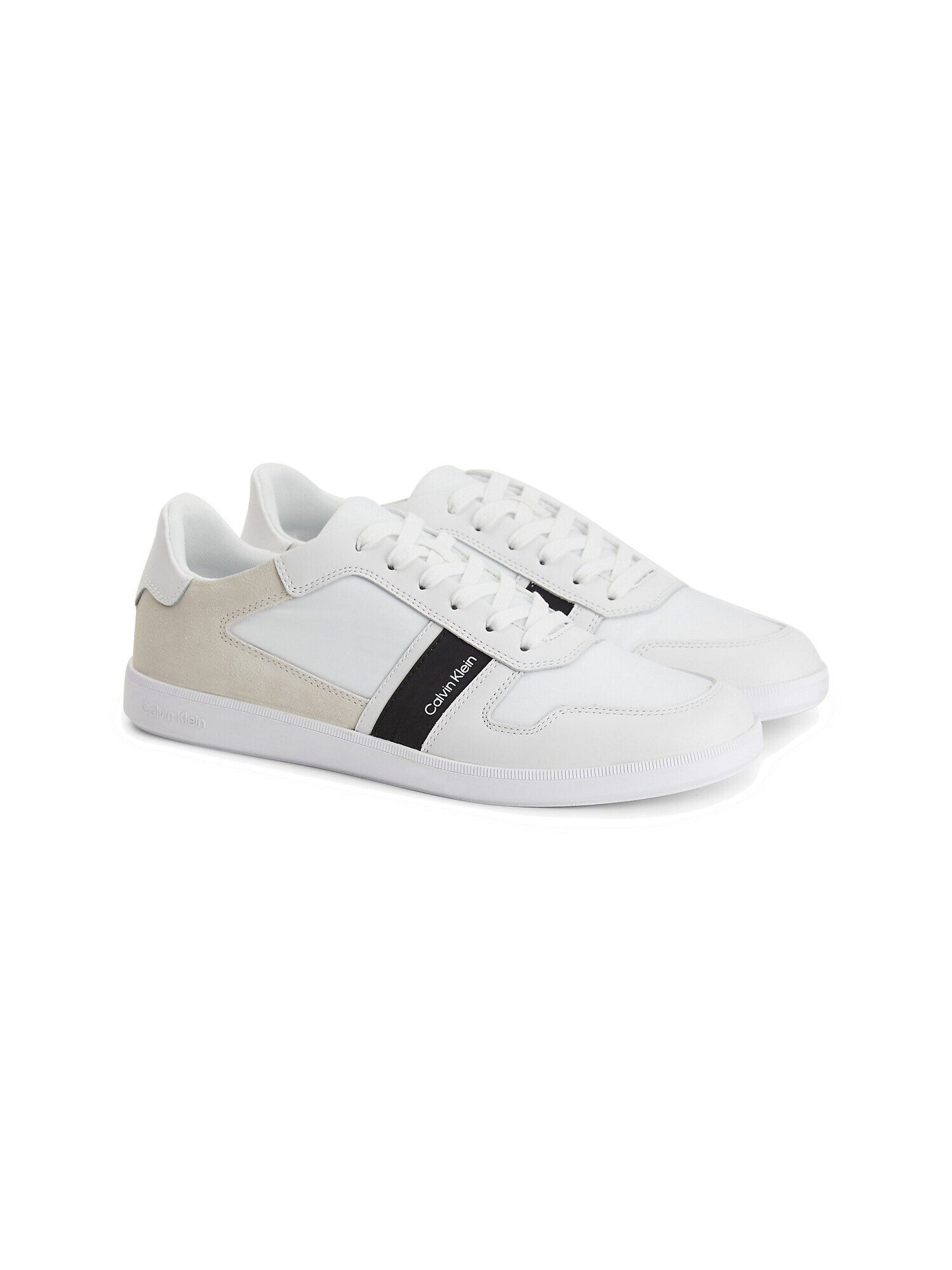 Calvin Klein Sneaker low bej deschis / negru / alb - Pled.ro