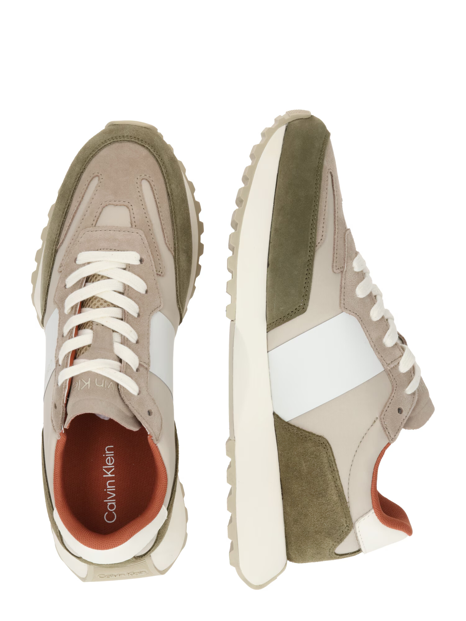 Calvin Klein Sneaker low bej / kaki / alb - Pled.ro