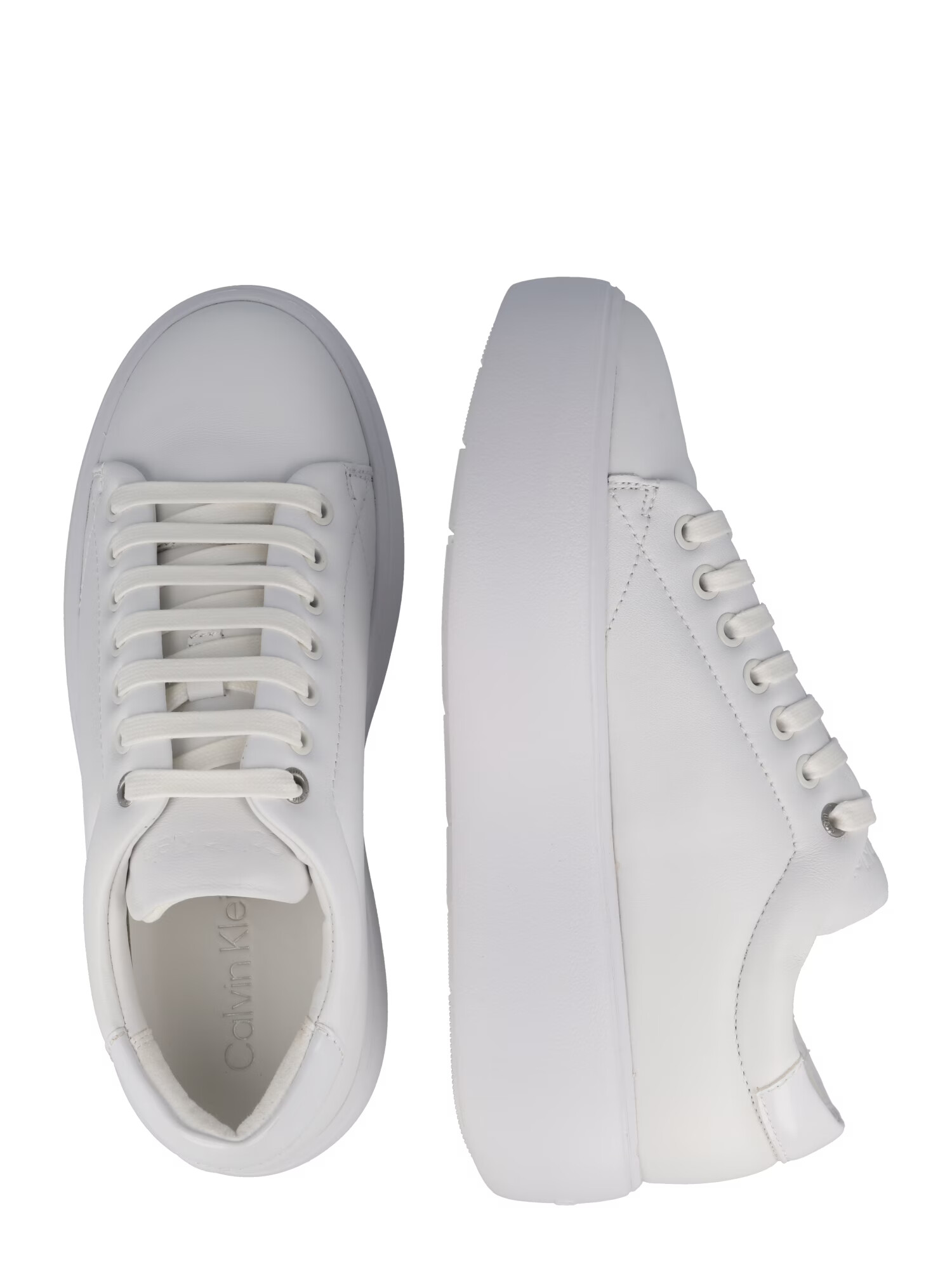 Calvin Klein Sneaker low gri / alb - Pled.ro