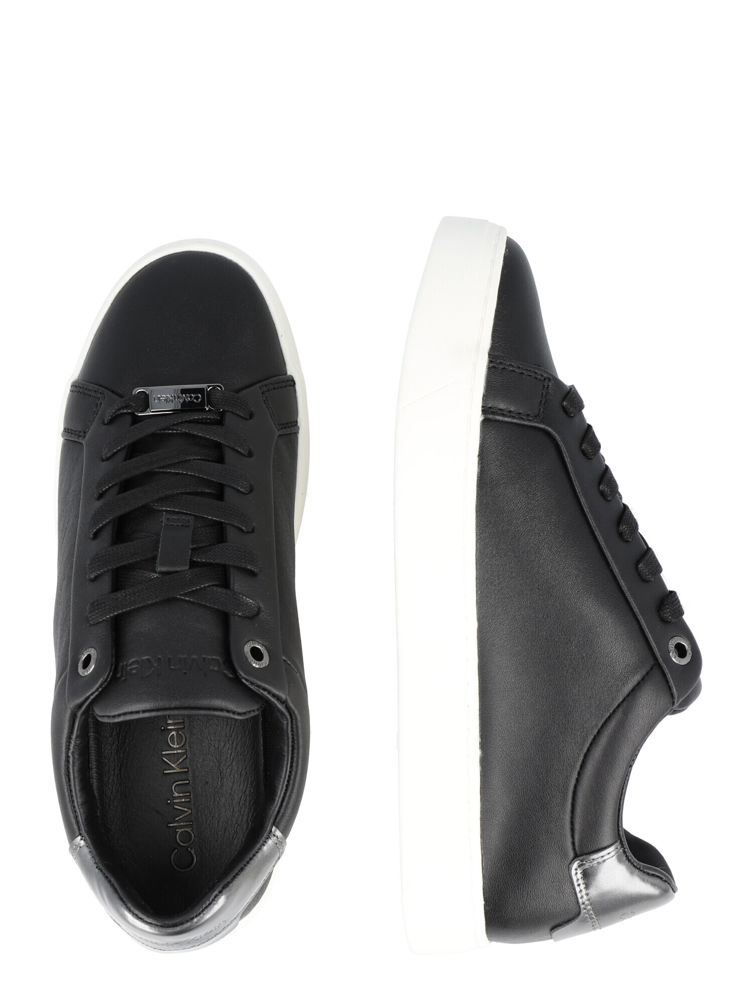 Calvin Klein Sneaker low gri argintiu / negru - Pled.ro