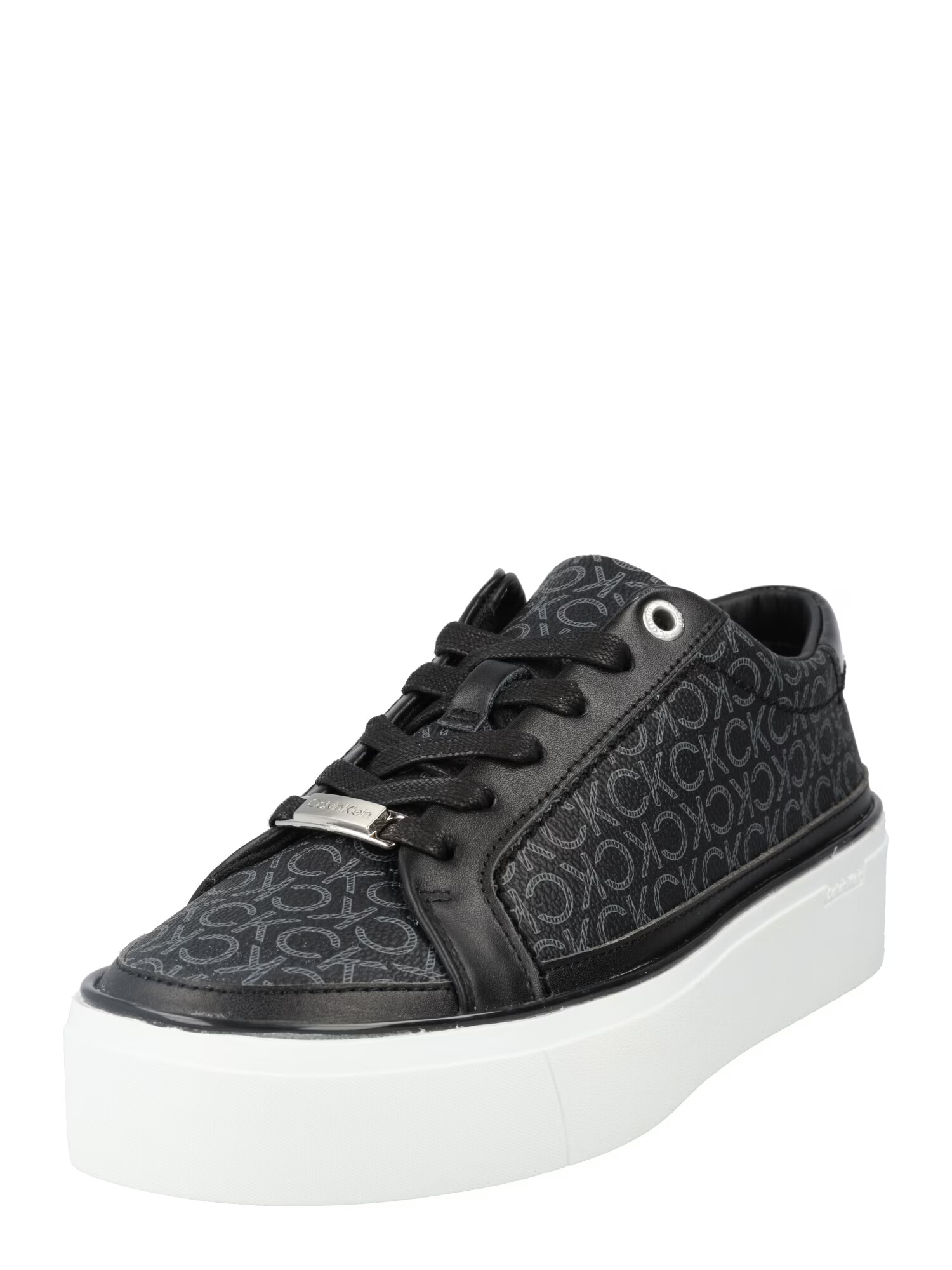 Calvin Klein Sneaker low gri / negru / alb - Pled.ro