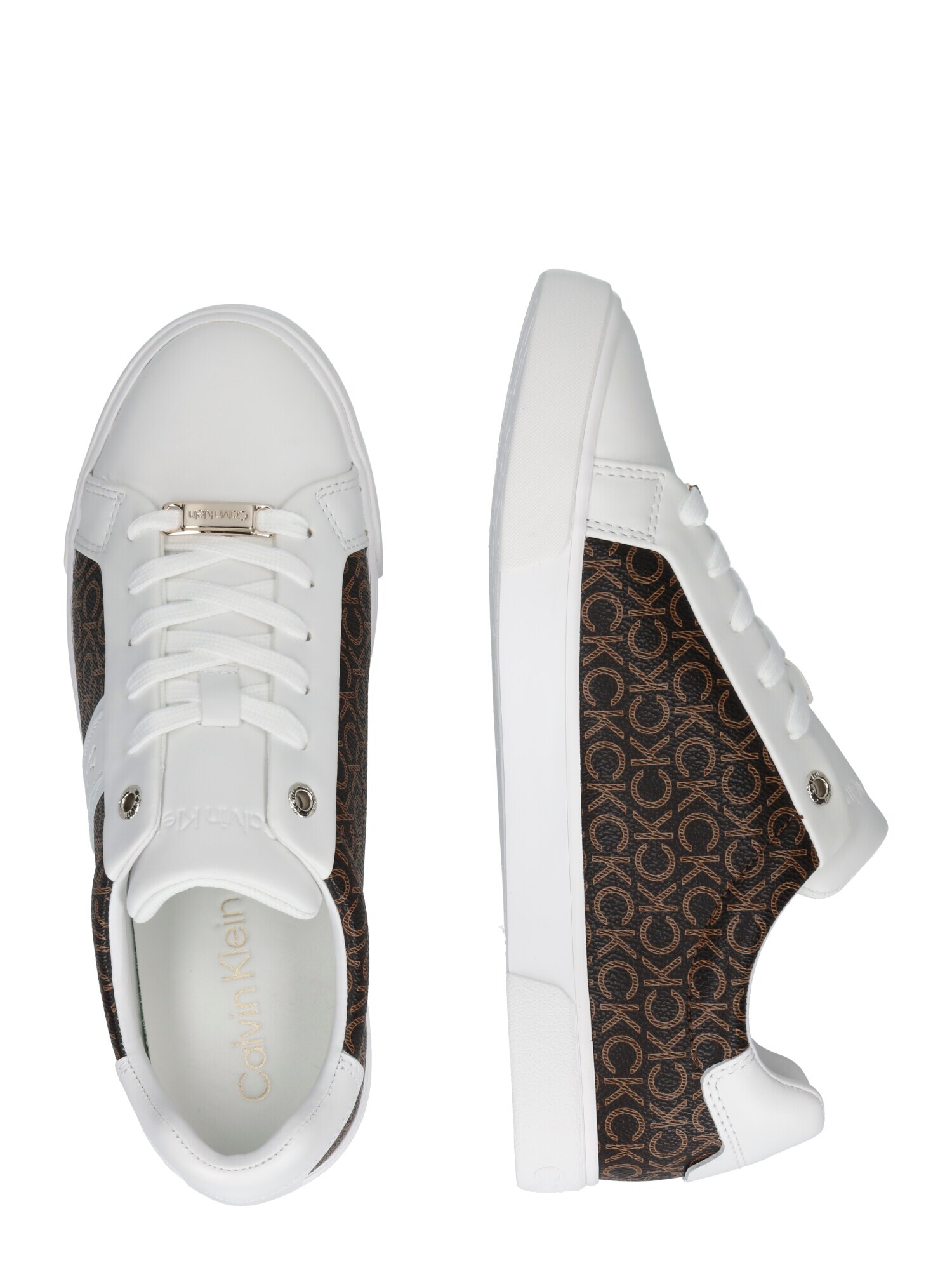 Calvin Klein Sneaker low maro / alb - Pled.ro