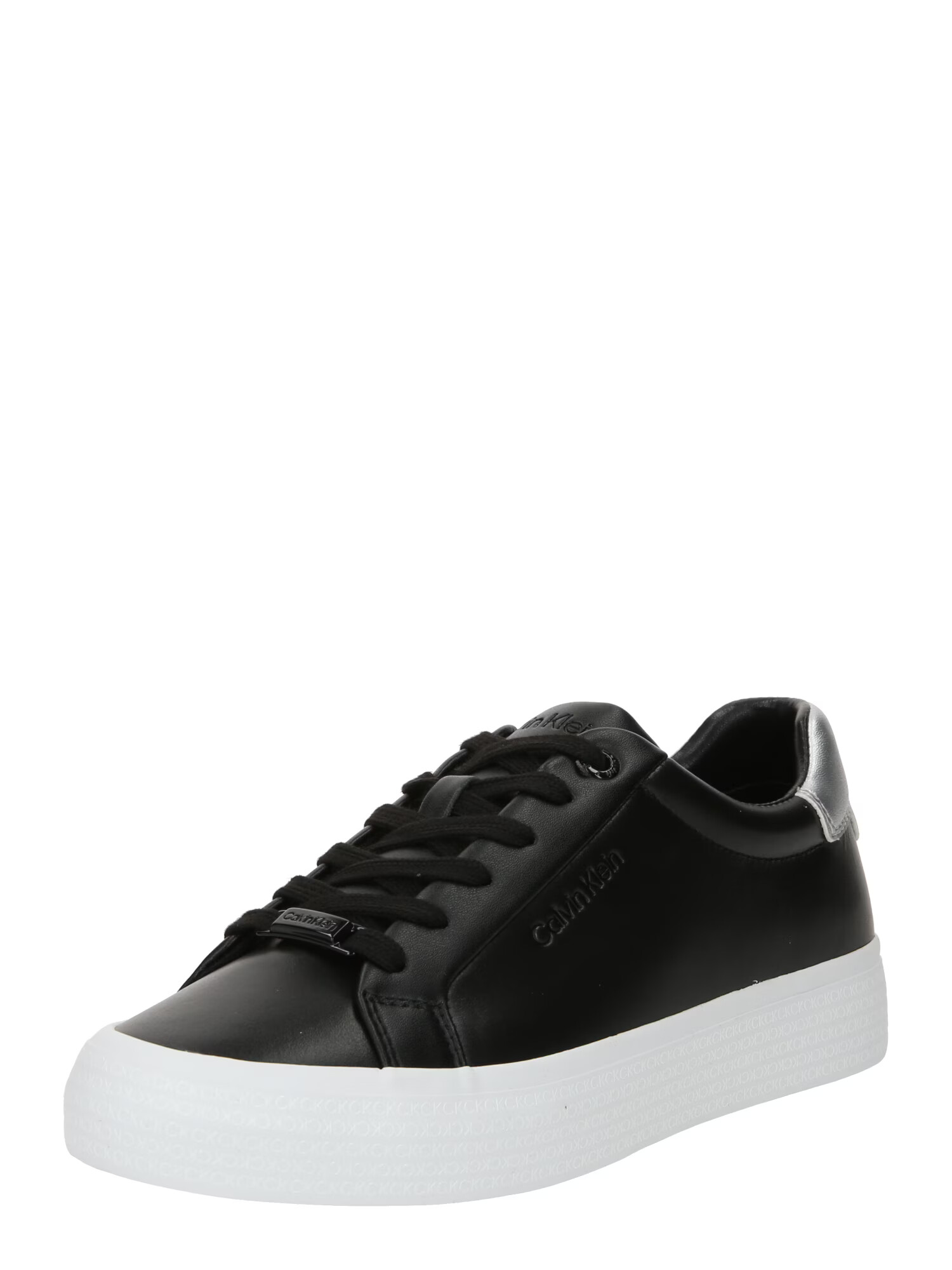 Calvin Klein Sneaker low 'NANO FOX' negru / argintiu - Pled.ro