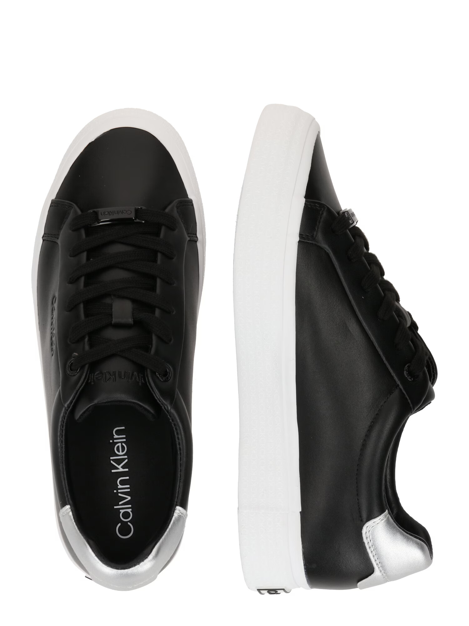 Calvin Klein Sneaker low 'NANO FOX' negru / argintiu - Pled.ro