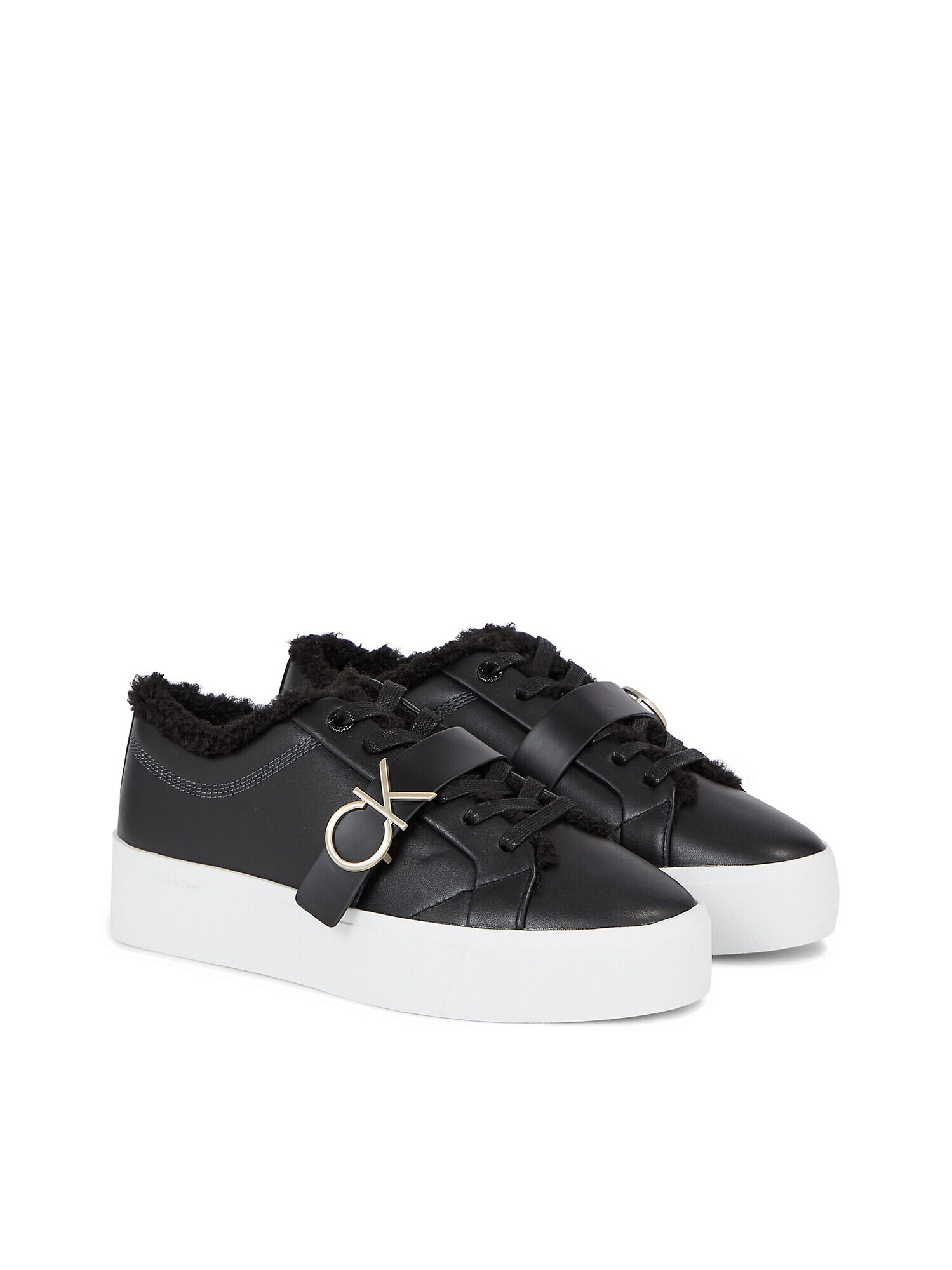 Calvin Klein Sneaker low negru / alb - Pled.ro