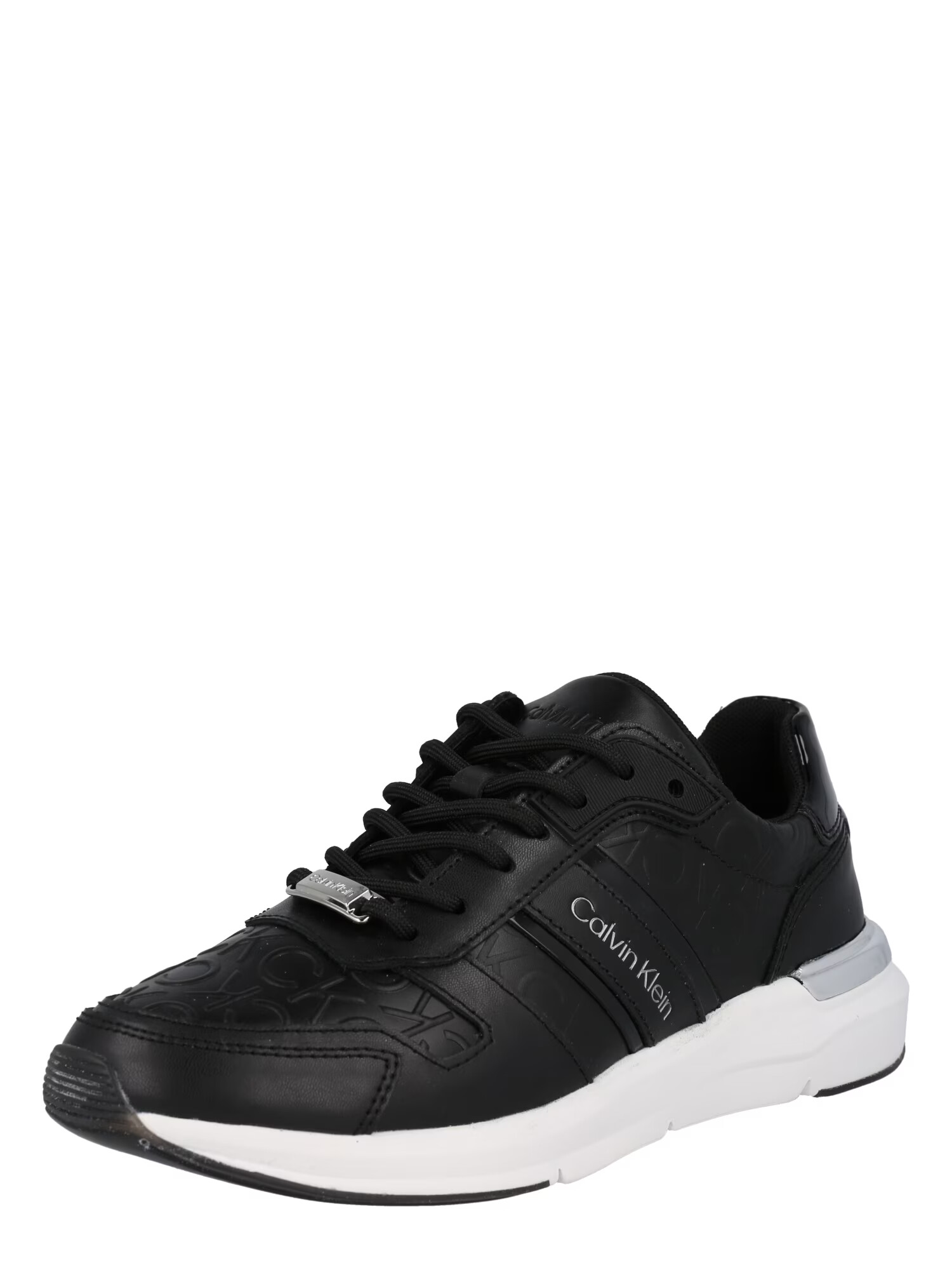 Calvin Klein Sneaker low negru / argintiu - Pled.ro