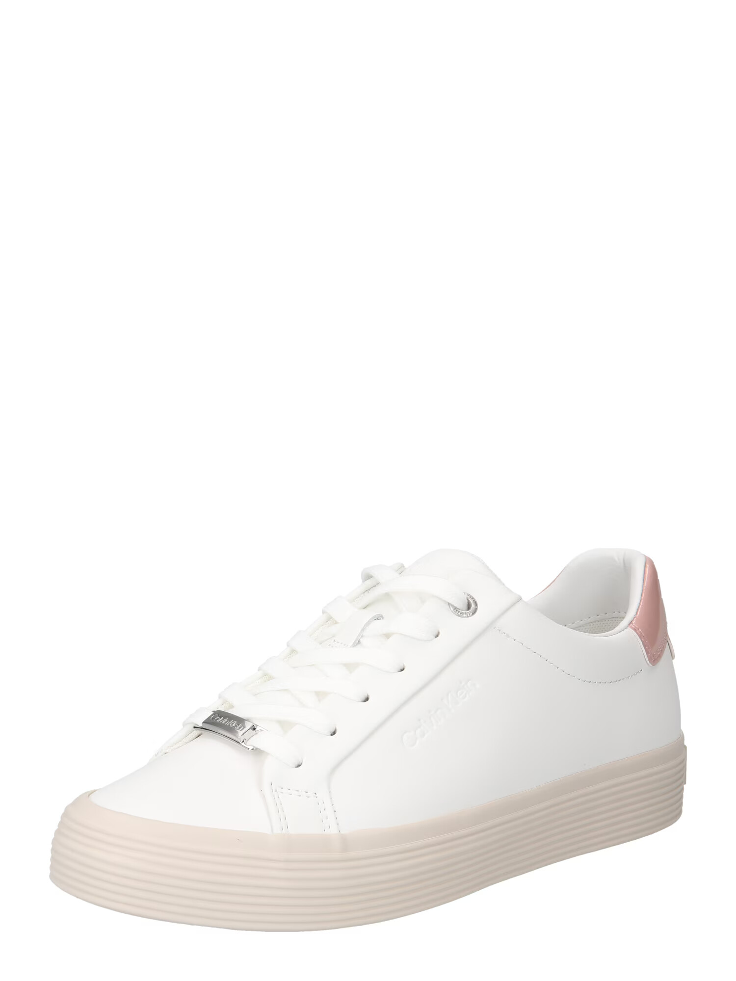 Calvin Klein Sneaker low roz pal / alb - Pled.ro