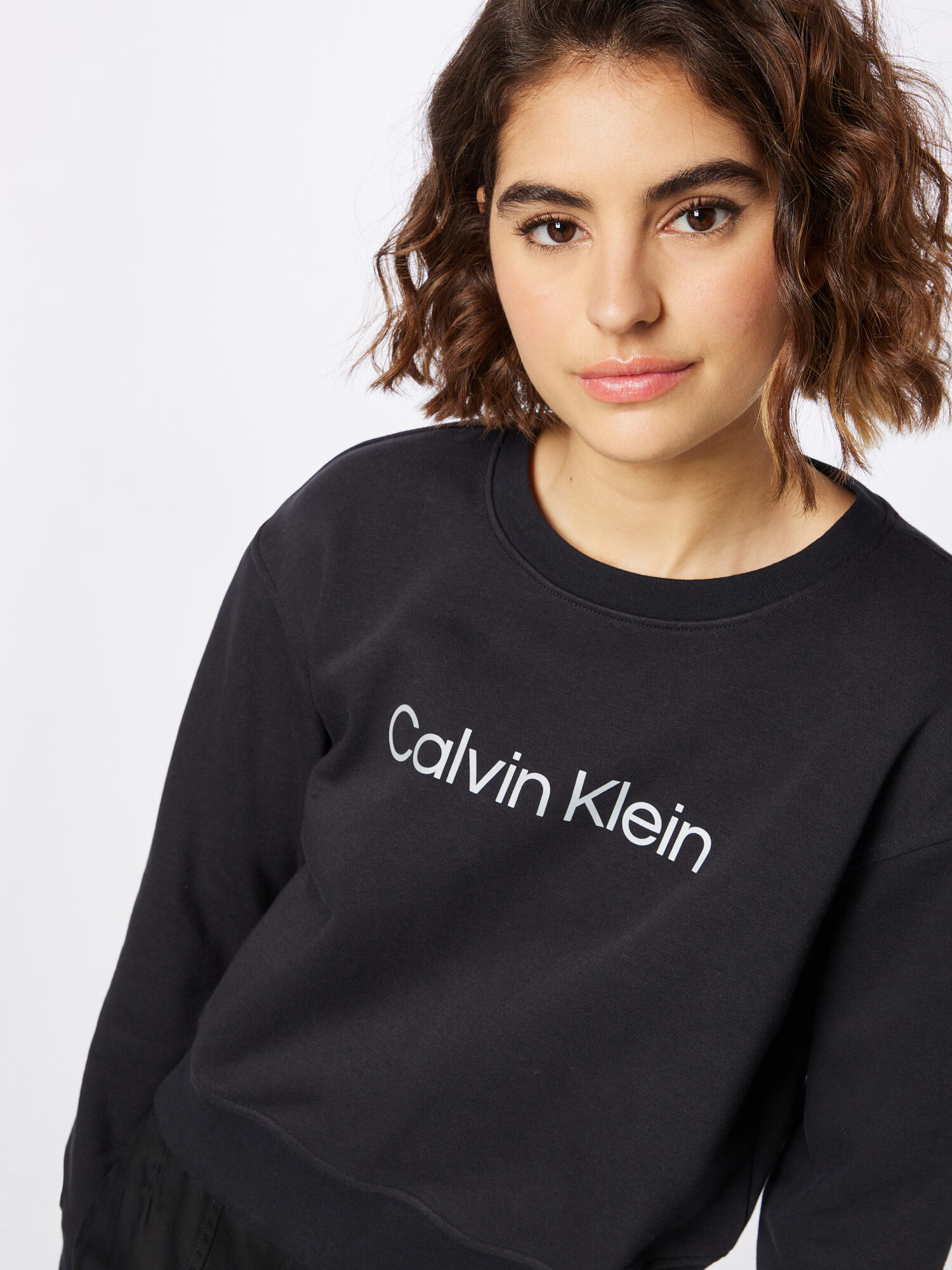 Calvin Klein Sport Hanorac sport negru / alb - Pled.ro