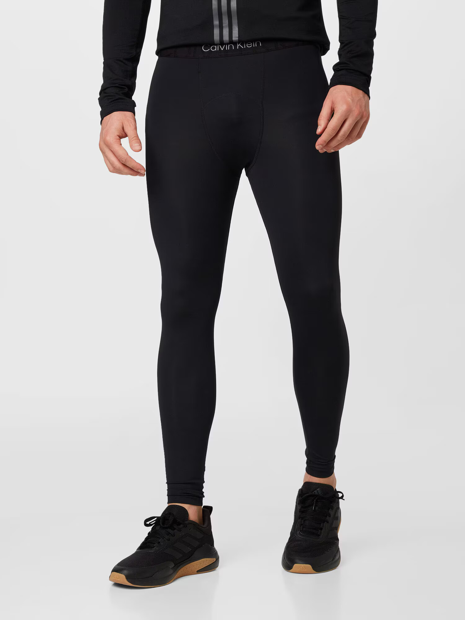 Calvin Klein Sport Pantaloni negru / alb - Pled.ro