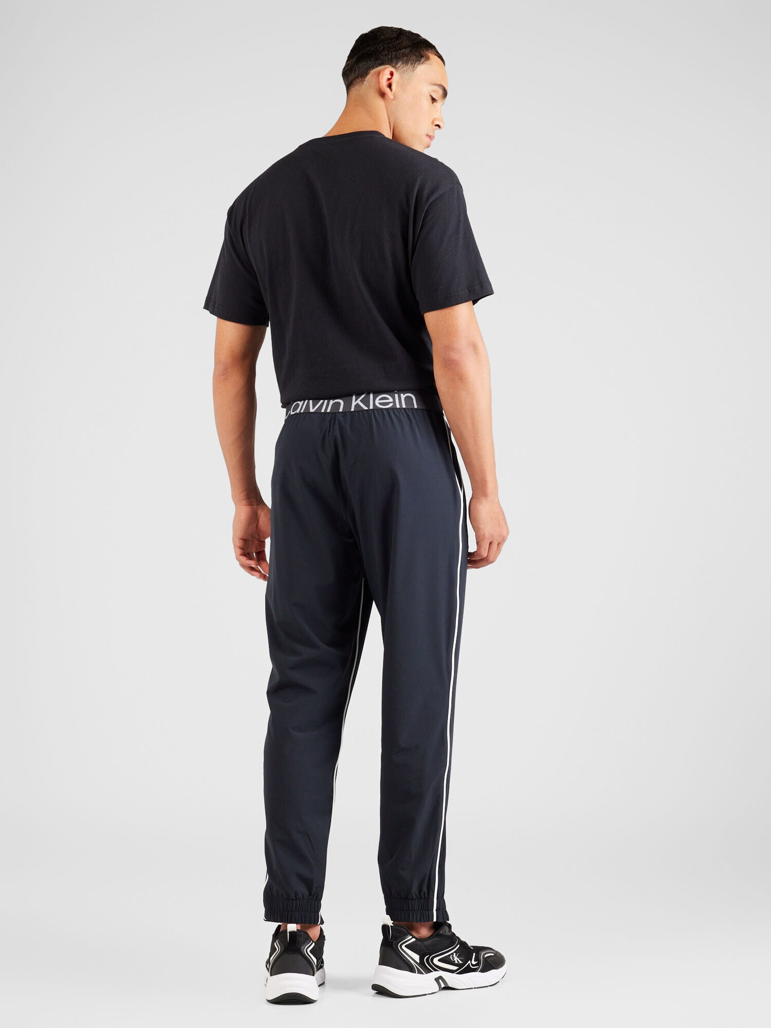 Calvin Klein Sport Pantaloni sport negru / alb - Pled.ro