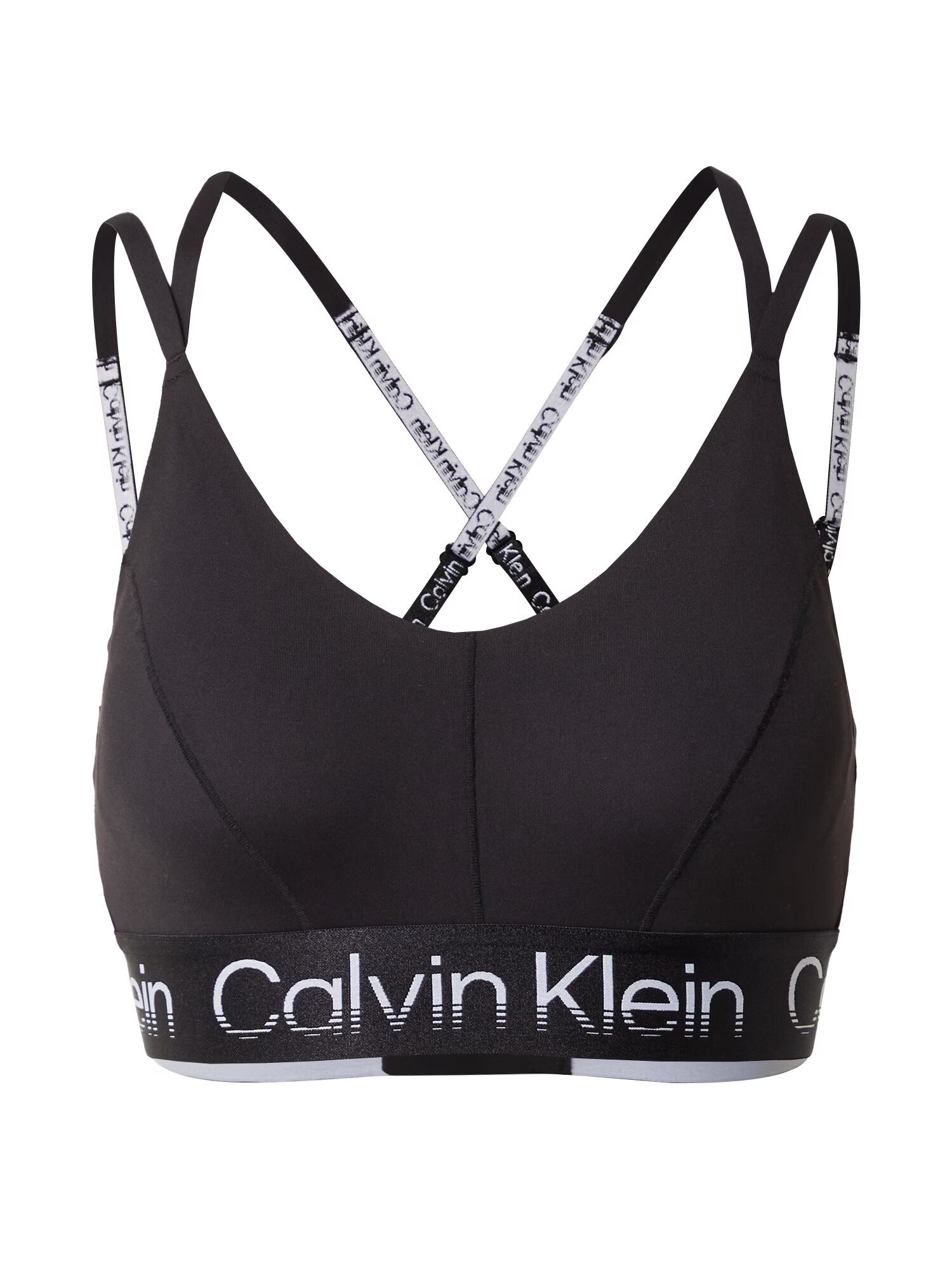 Calvin Klein Sport Sutien negru / alb - Pled.ro