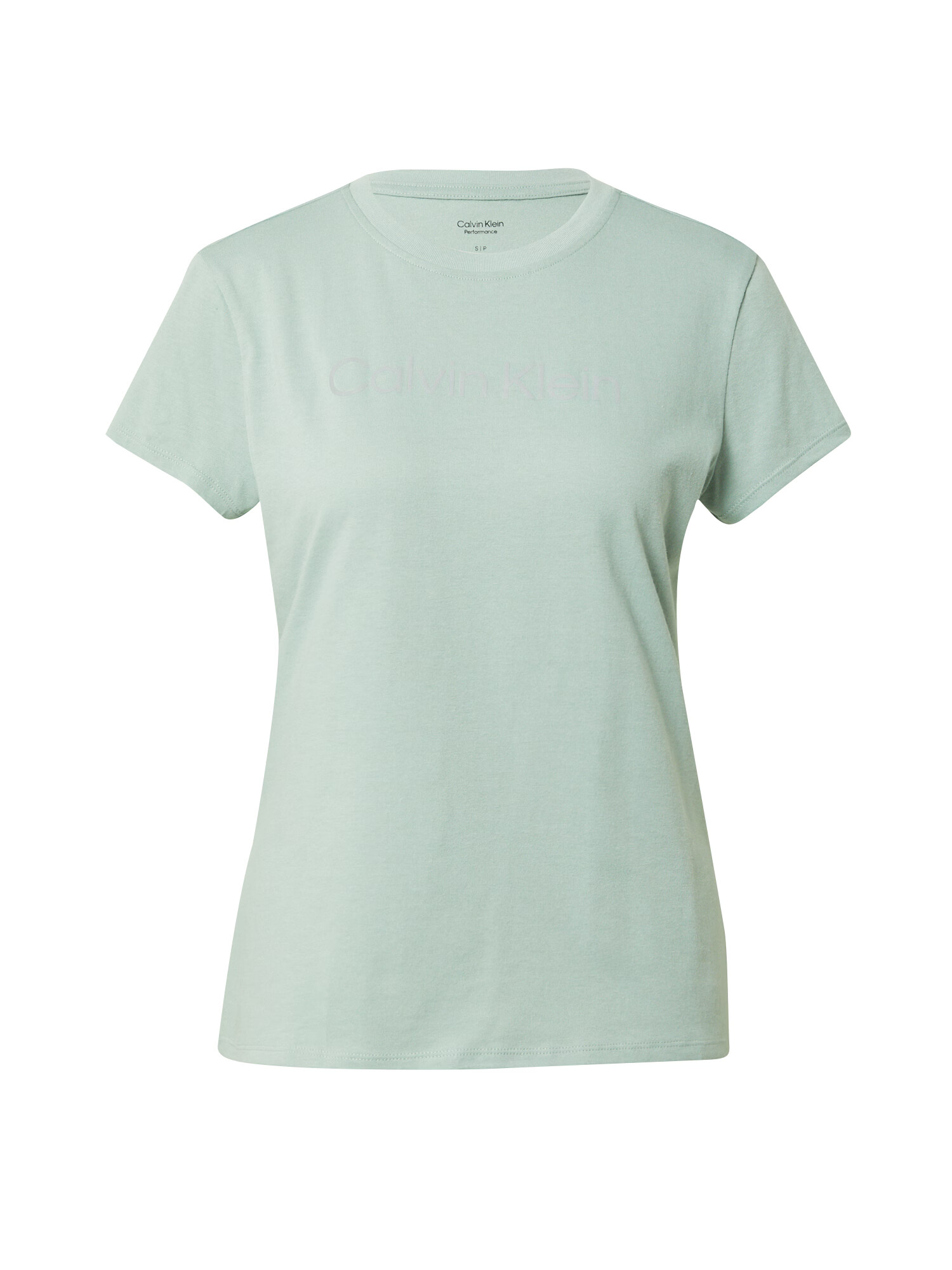 Calvin Klein Sport Tricou funcțional gri deschis / verde pastel - Pled.ro