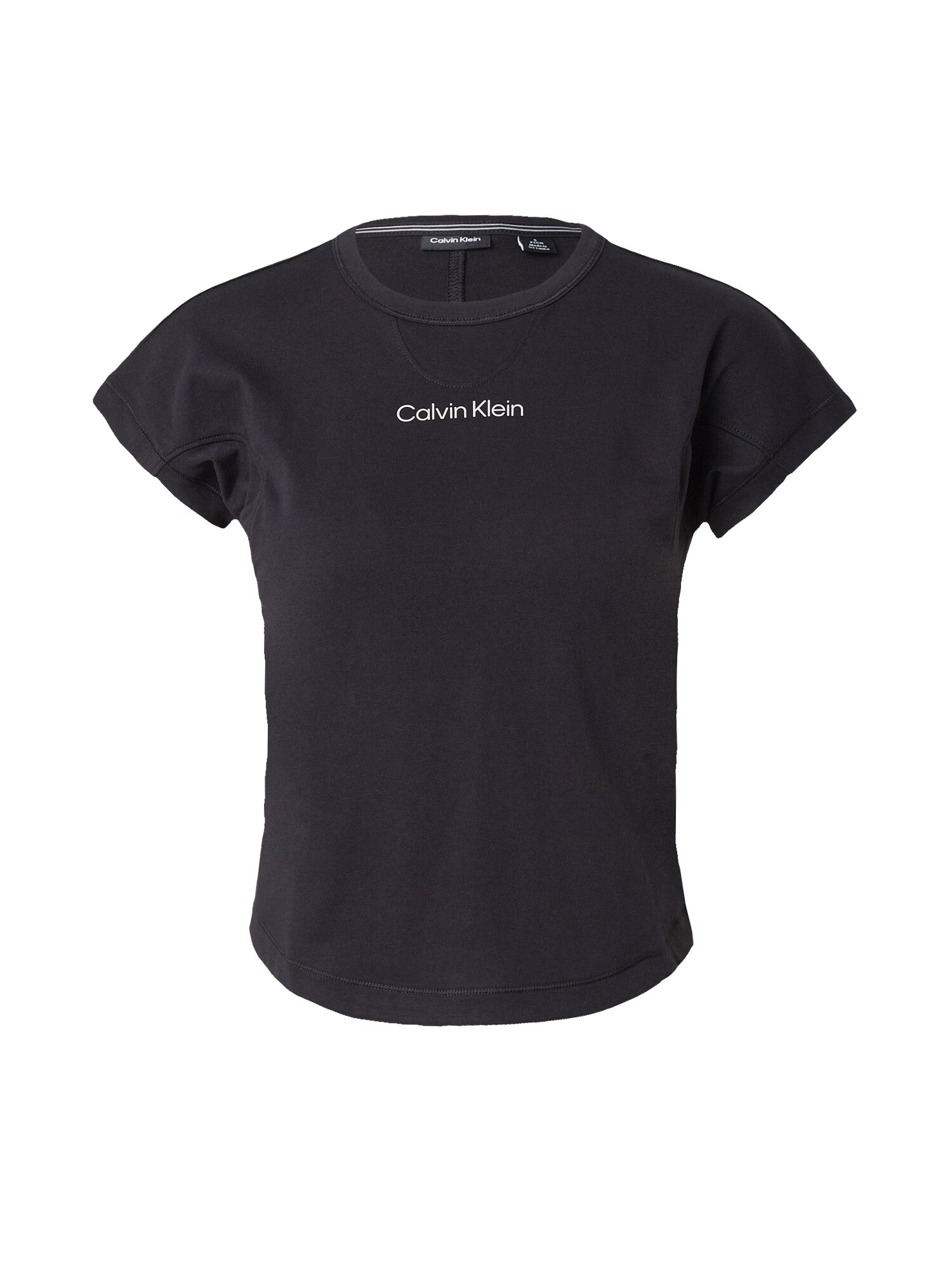 Calvin Klein Sport Tricou funcțional 'HYBRID' negru / alb - Pled.ro