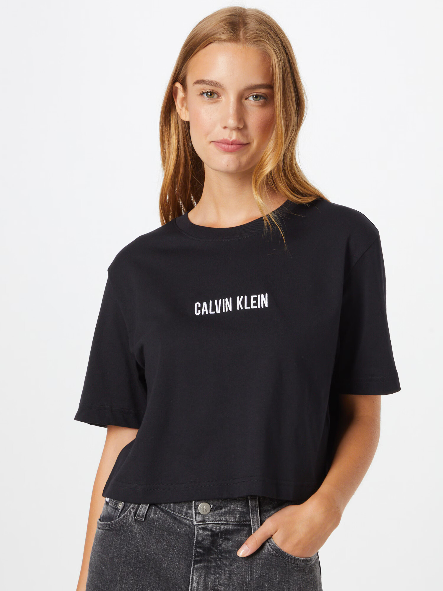 Calvin Klein Sport Tricou funcțional negru / alb - Pled.ro