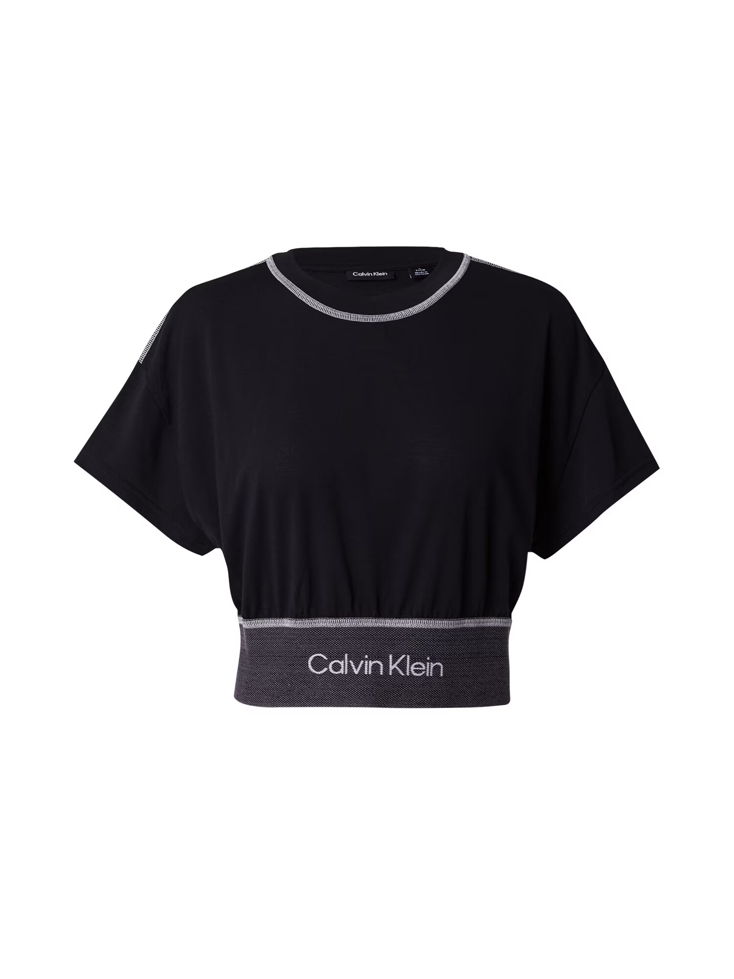 Calvin Klein Sport Tricou funcțional negru / alb - Pled.ro