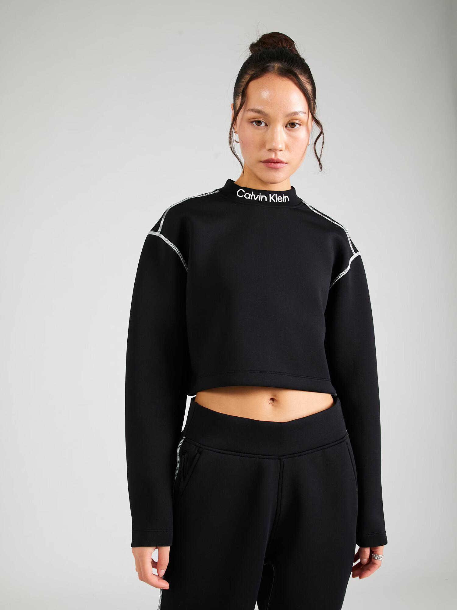 Calvin Klein Sport Tricou funcțional negru / alb - Pled.ro