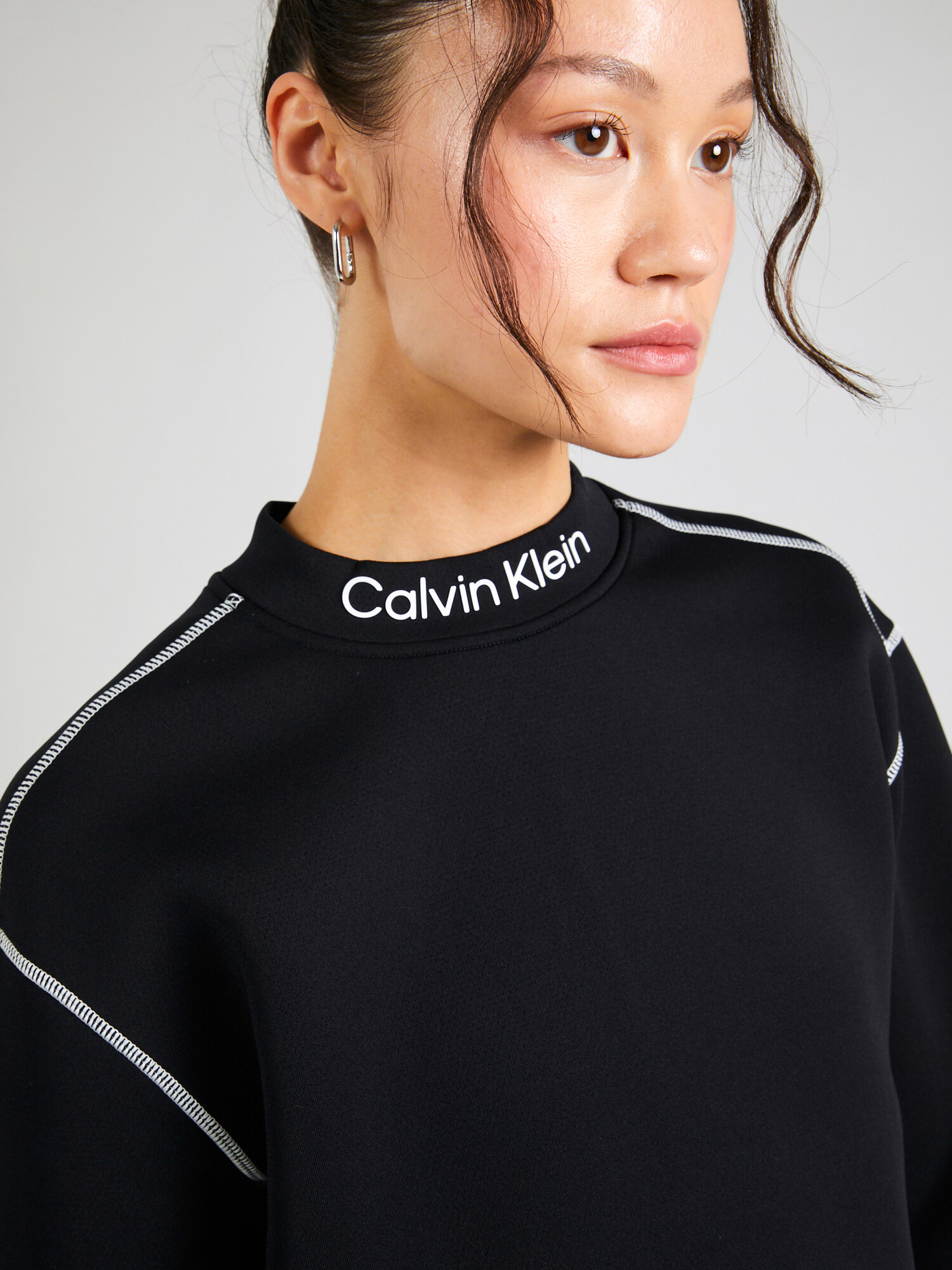 Calvin Klein Sport Tricou funcțional negru / alb - Pled.ro