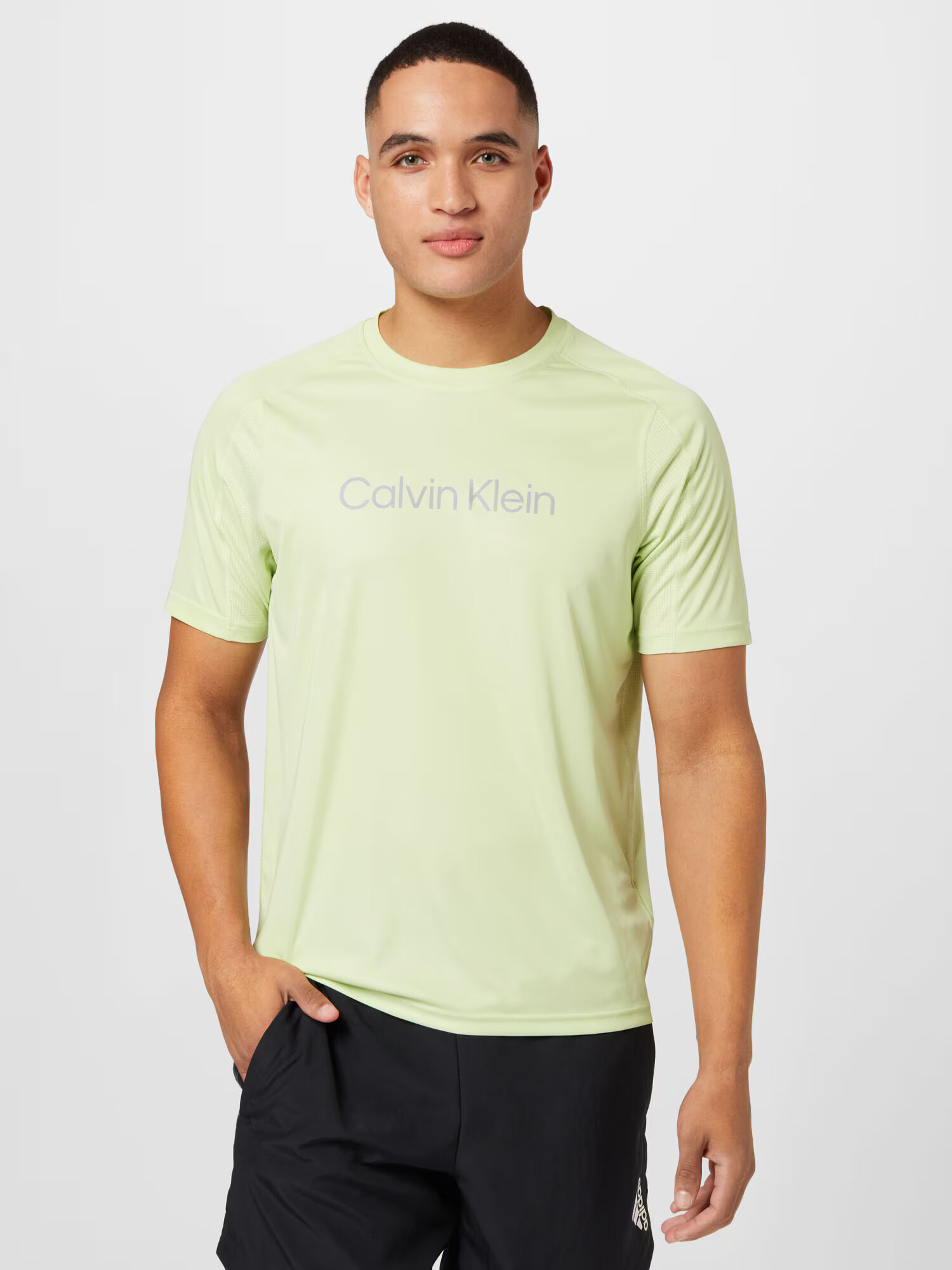 Calvin Klein Sport Tricou funcțional gri / verde pastel - Pled.ro