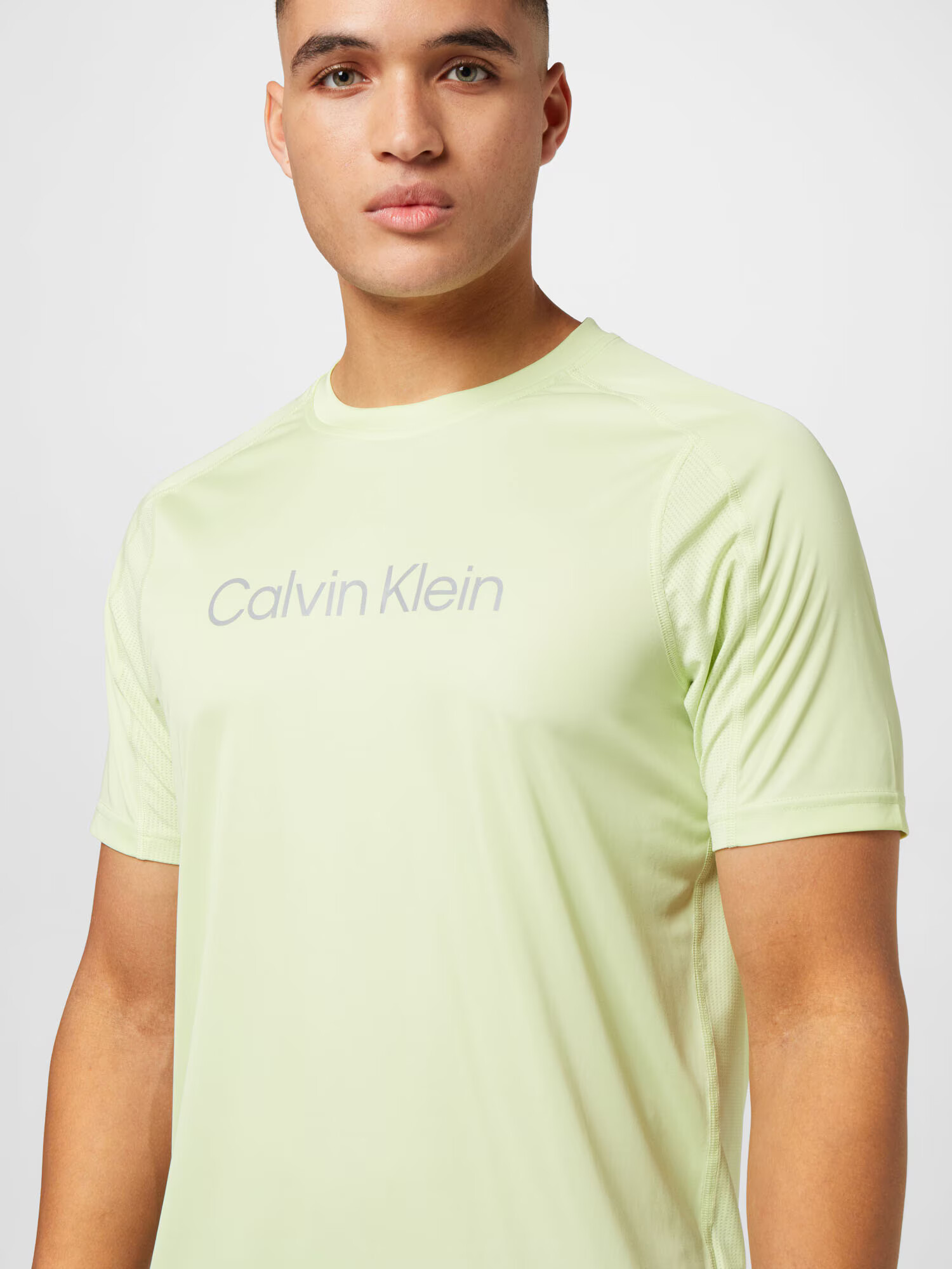 Calvin Klein Sport Tricou funcțional gri / verde pastel - Pled.ro