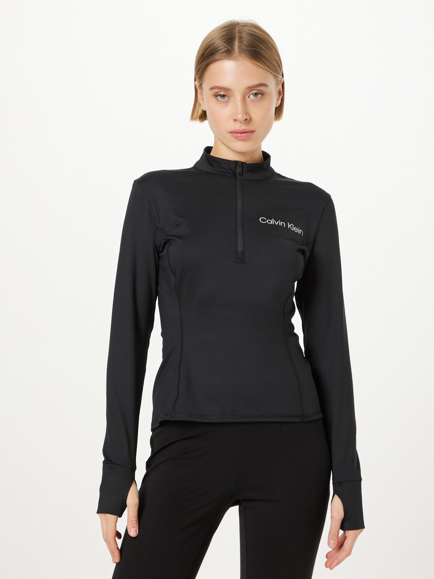 Calvin Klein Sport Tricou negru / alb - Pled.ro