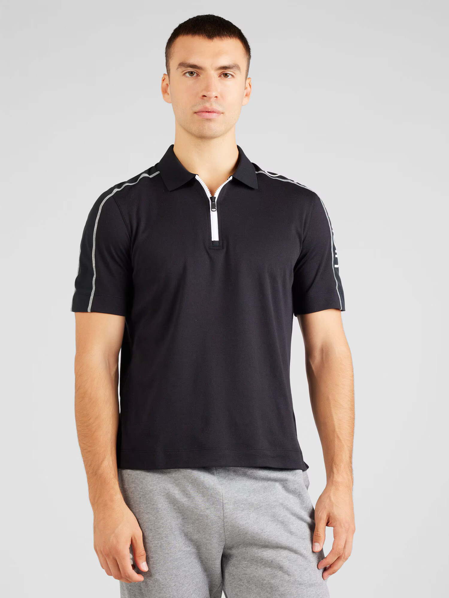 Calvin Klein Sport Tricou negru / alb - Pled.ro