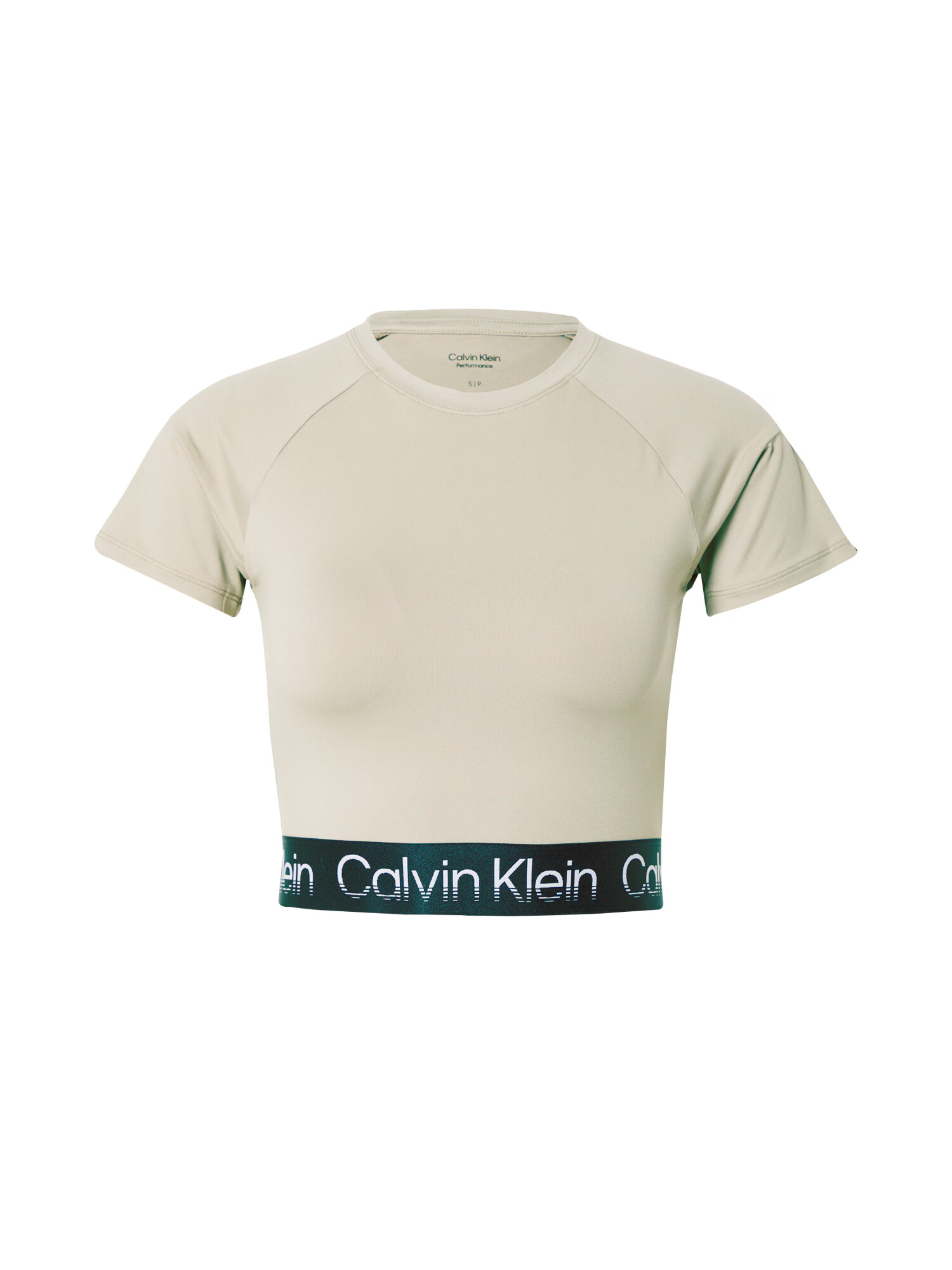 Calvin Klein Sport Tricou verde pin / argintiu / alb - Pled.ro