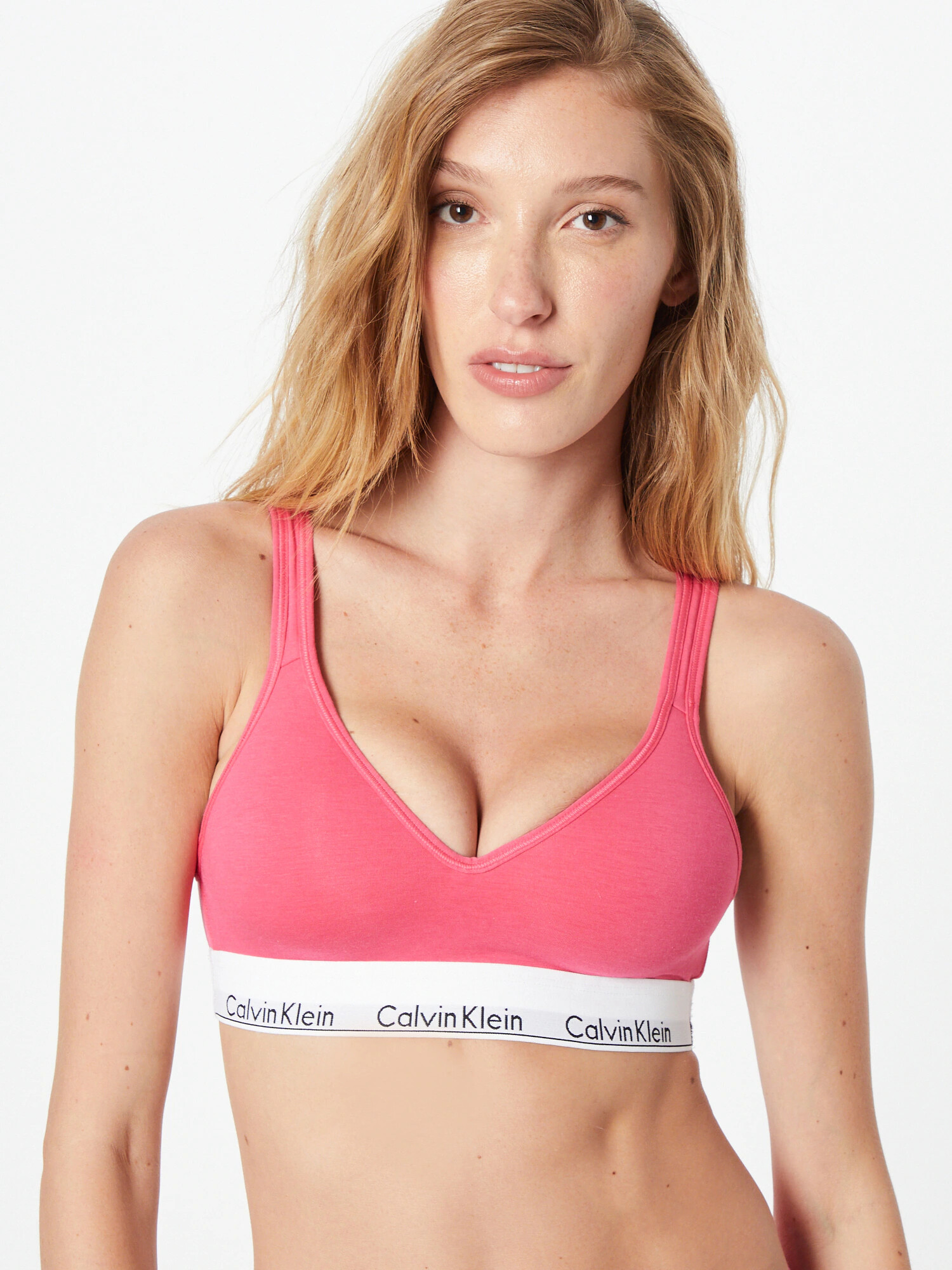 Calvin Klein Underwear Sutien roz deschis / negru / alb - Pled.ro