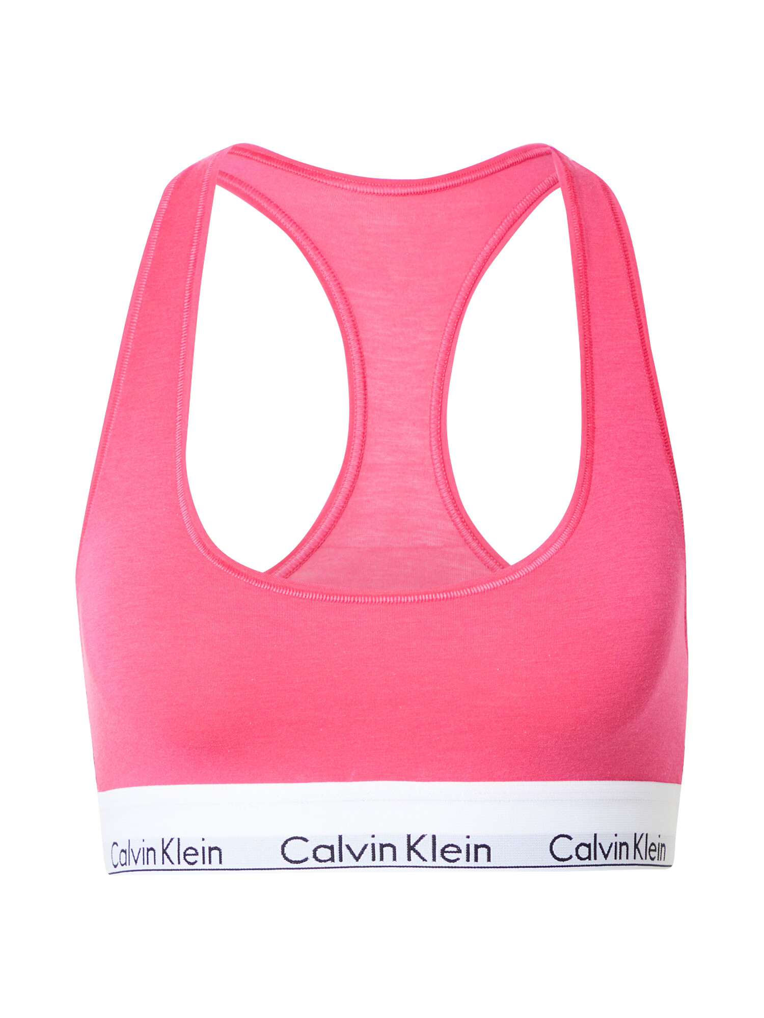 Calvin Klein Underwear Sutien 'Unlined' roz / negru / alb - Pled.ro