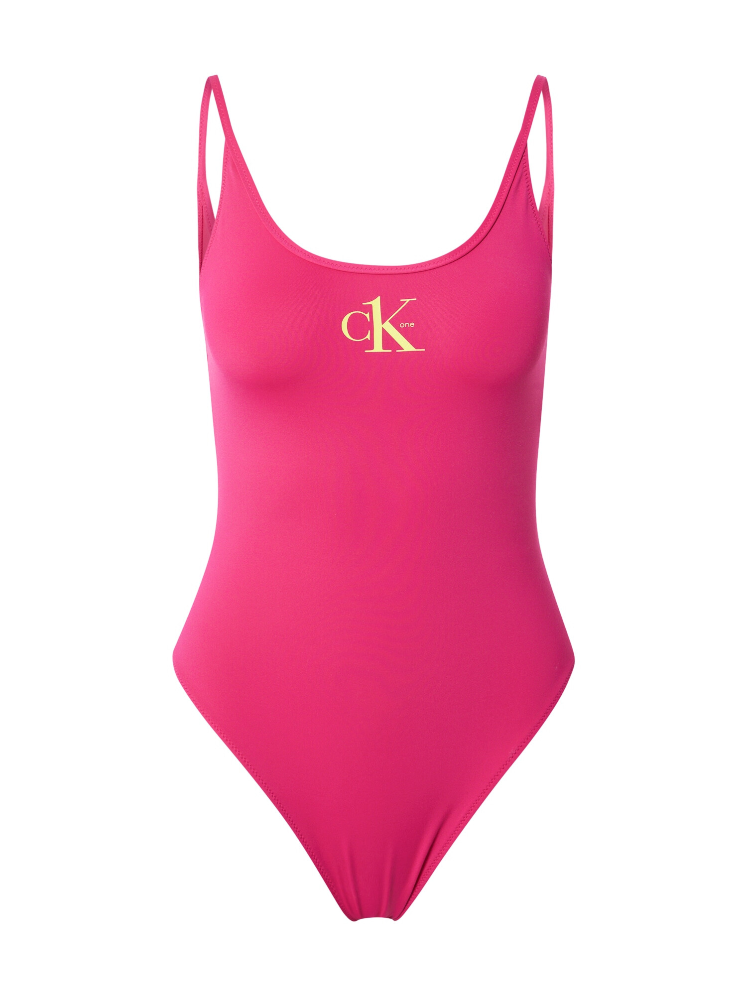 Calvin Klein Swimwear Costum de baie întreg galben / roz închis - Pled.ro