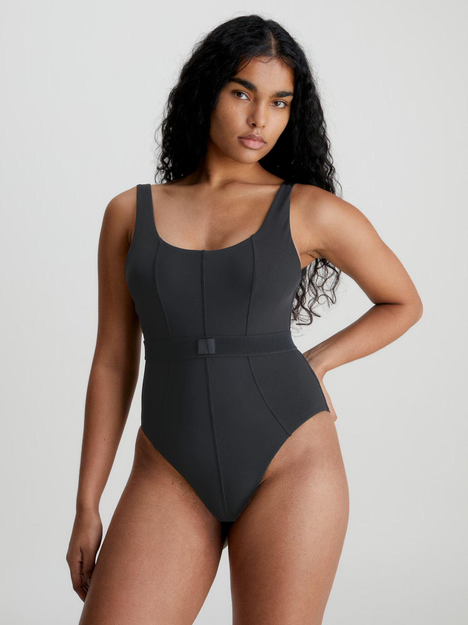 Calvin Klein Swimwear Costum de baie întreg negru - Pled.ro