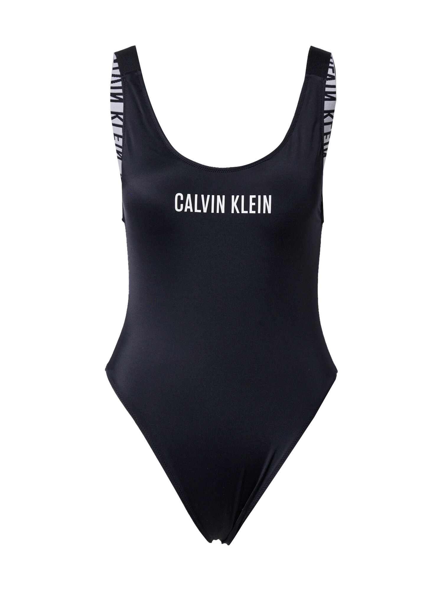 Calvin Klein Swimwear Costum de baie întreg negru / alb - Pled.ro