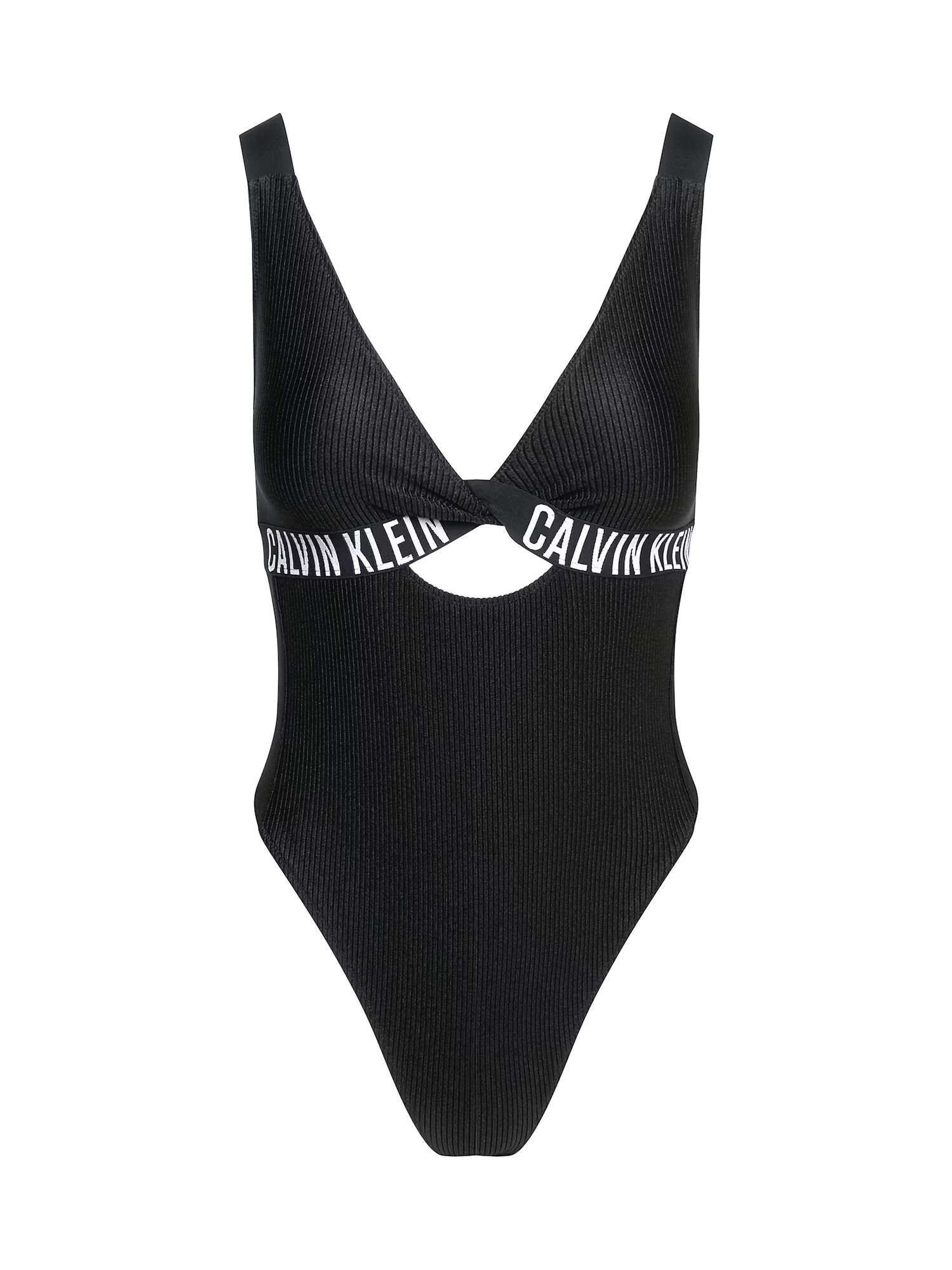 Calvin Klein Swimwear Costum de baie întreg negru / alb - Pled.ro