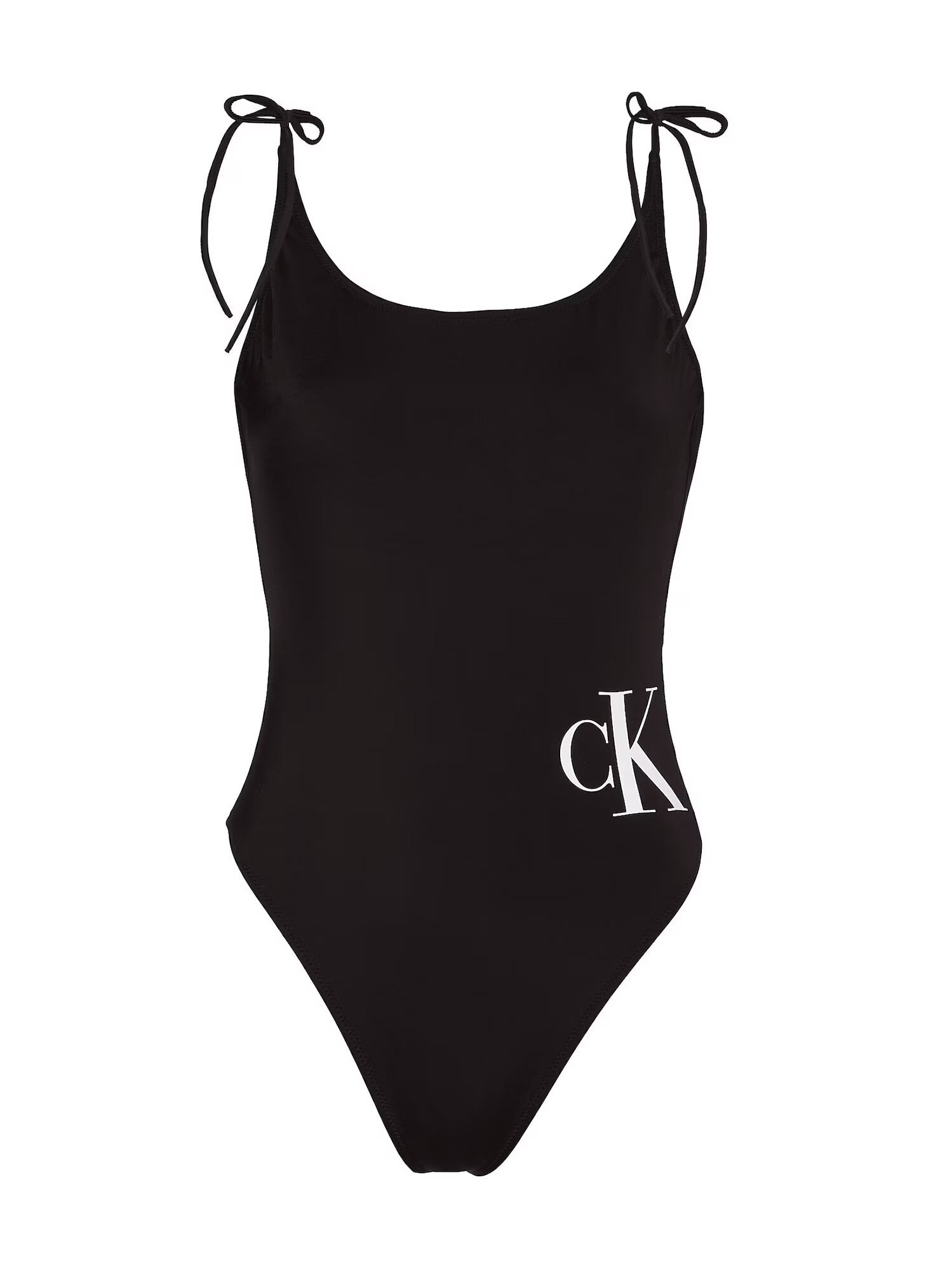 Calvin Klein Swimwear Costum de baie întreg negru / alb - Pled.ro