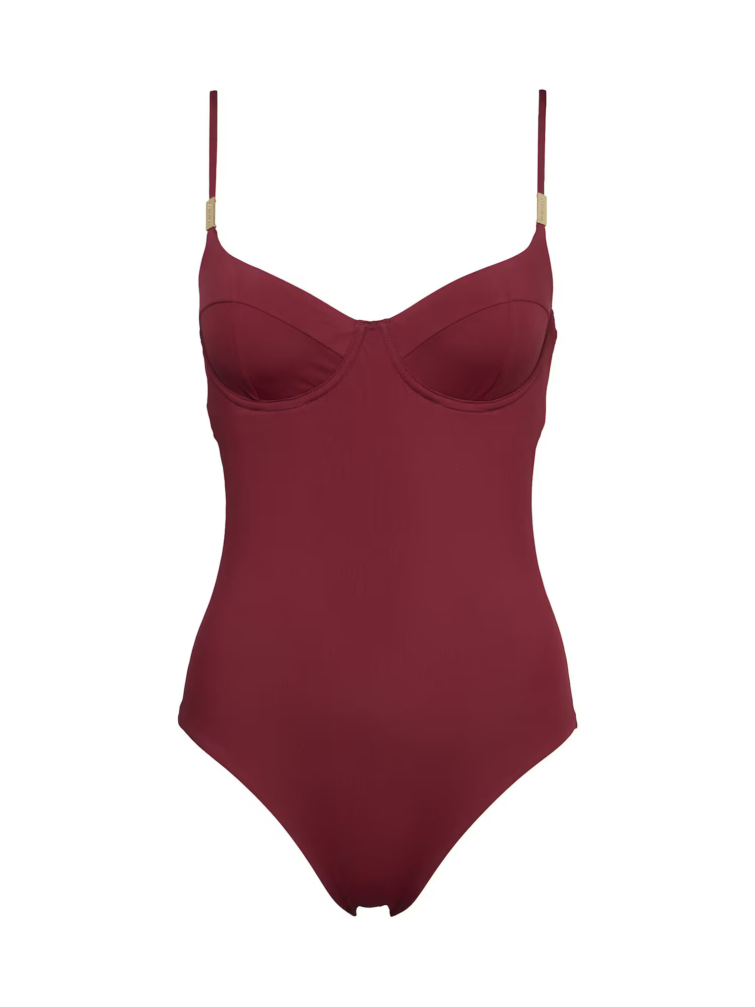 Calvin Klein Swimwear Costum de baie întreg roșu ruginiu - Pled.ro